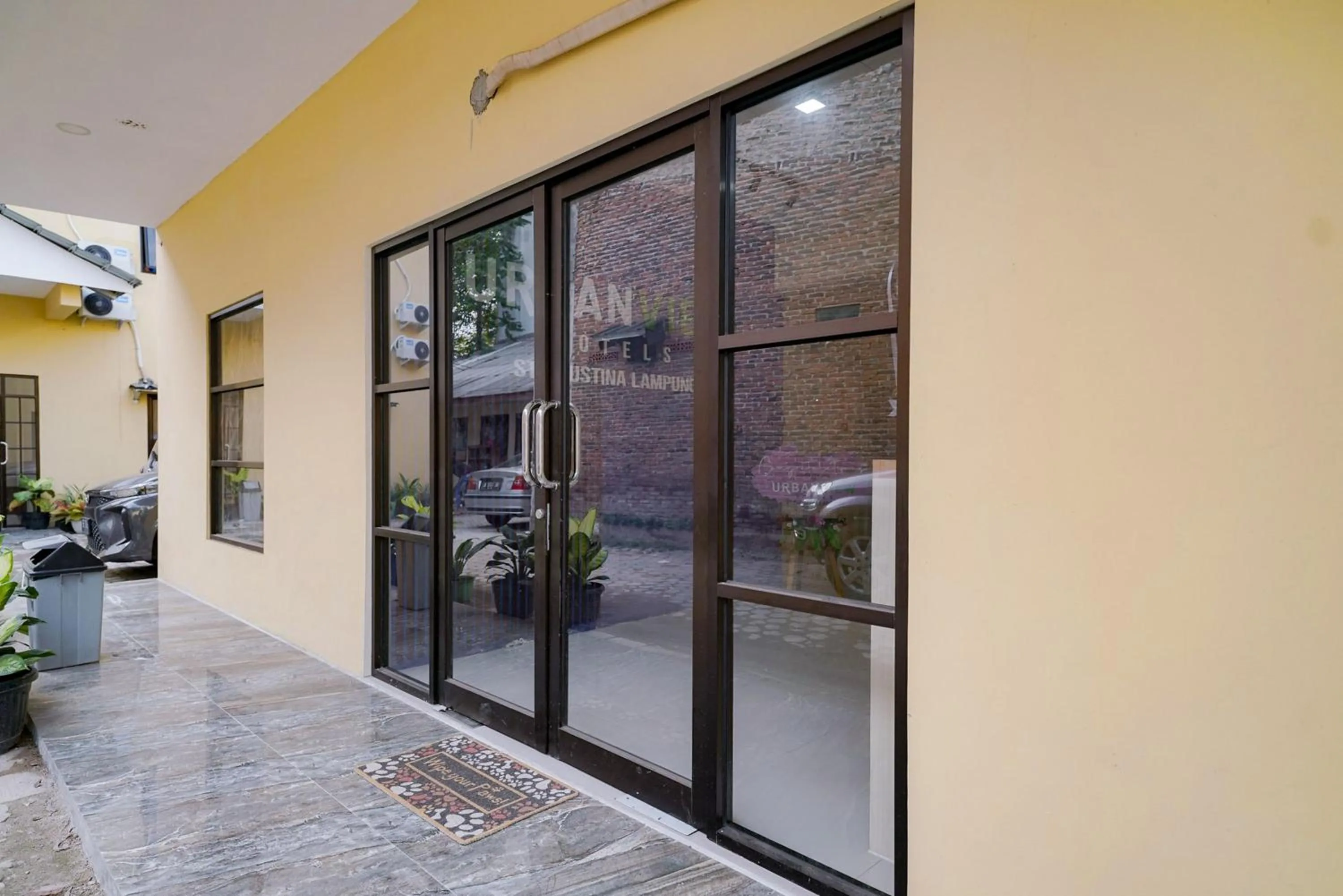 Facade/entrance in Urbanview Hotel St Faustina Lampung by RedDoorz