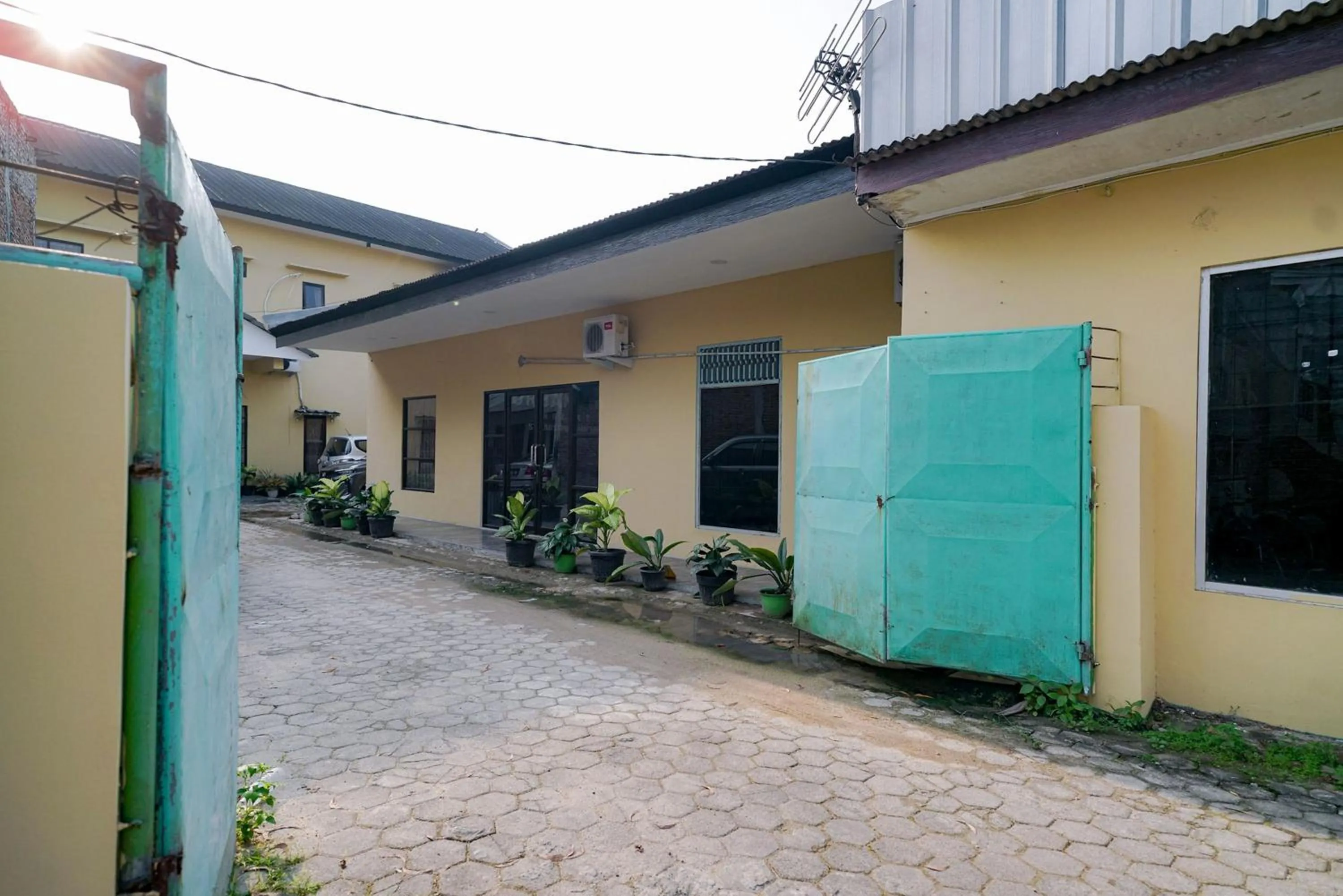 Facade/entrance in Urbanview Hotel St Faustina Lampung by RedDoorz