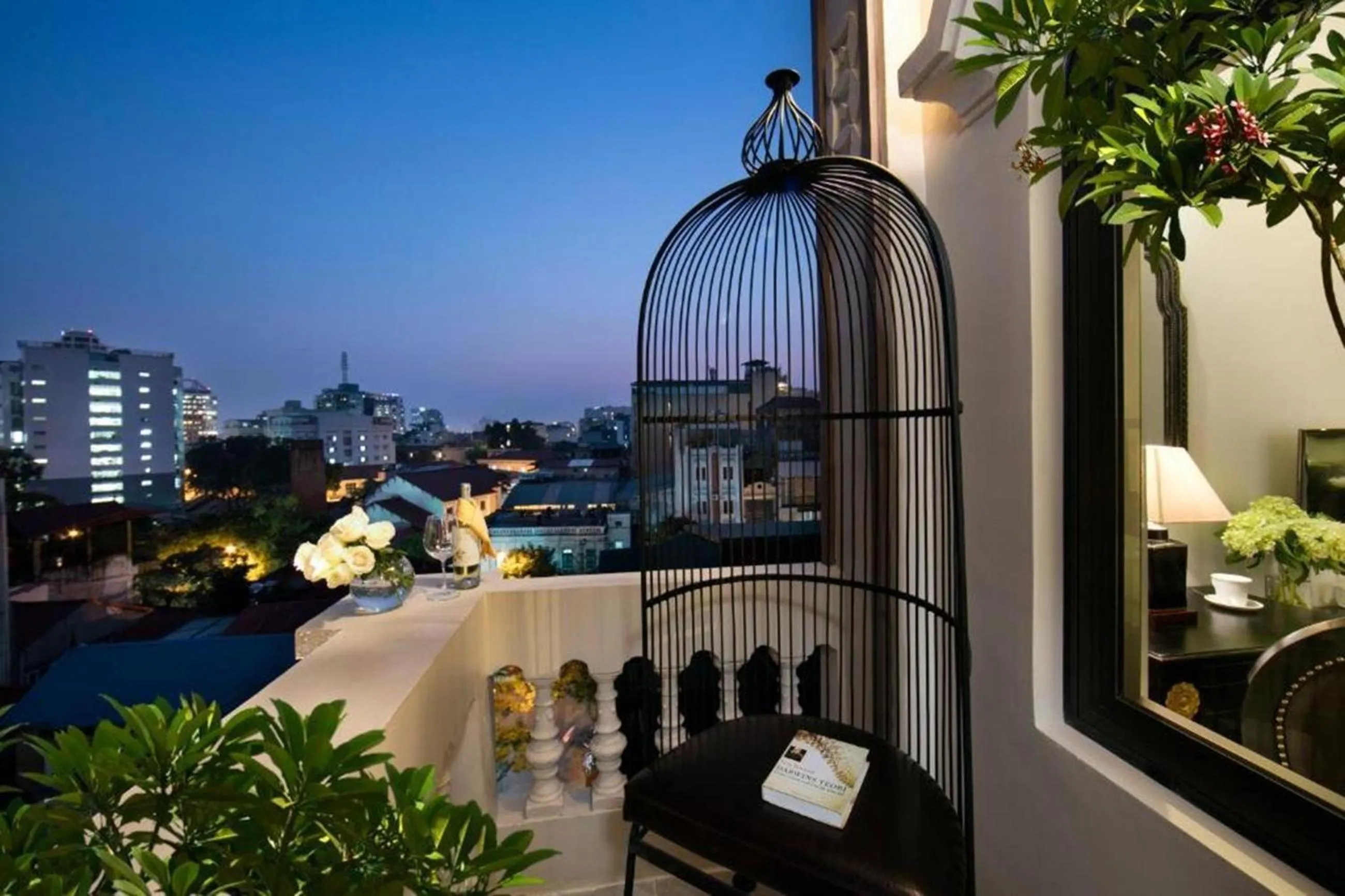 Balcony/Terrace in Hanoi Center Silk Boutique Hotel & Travel
