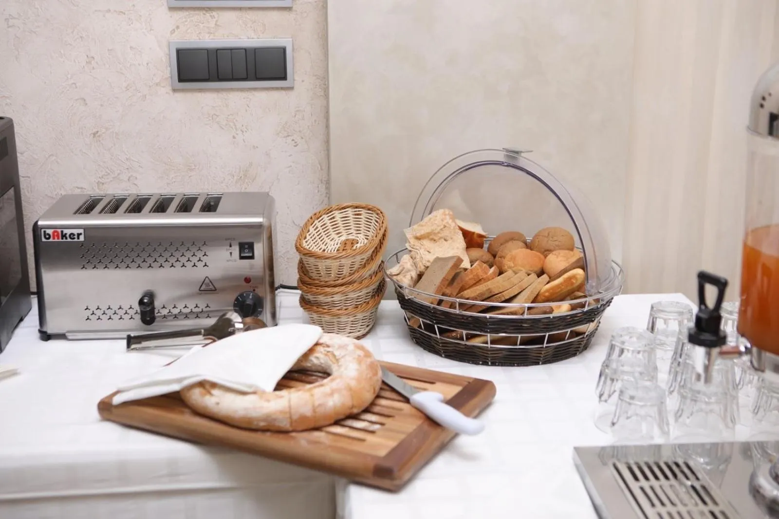 Buffet breakfast in Anga Yerevan Hotel