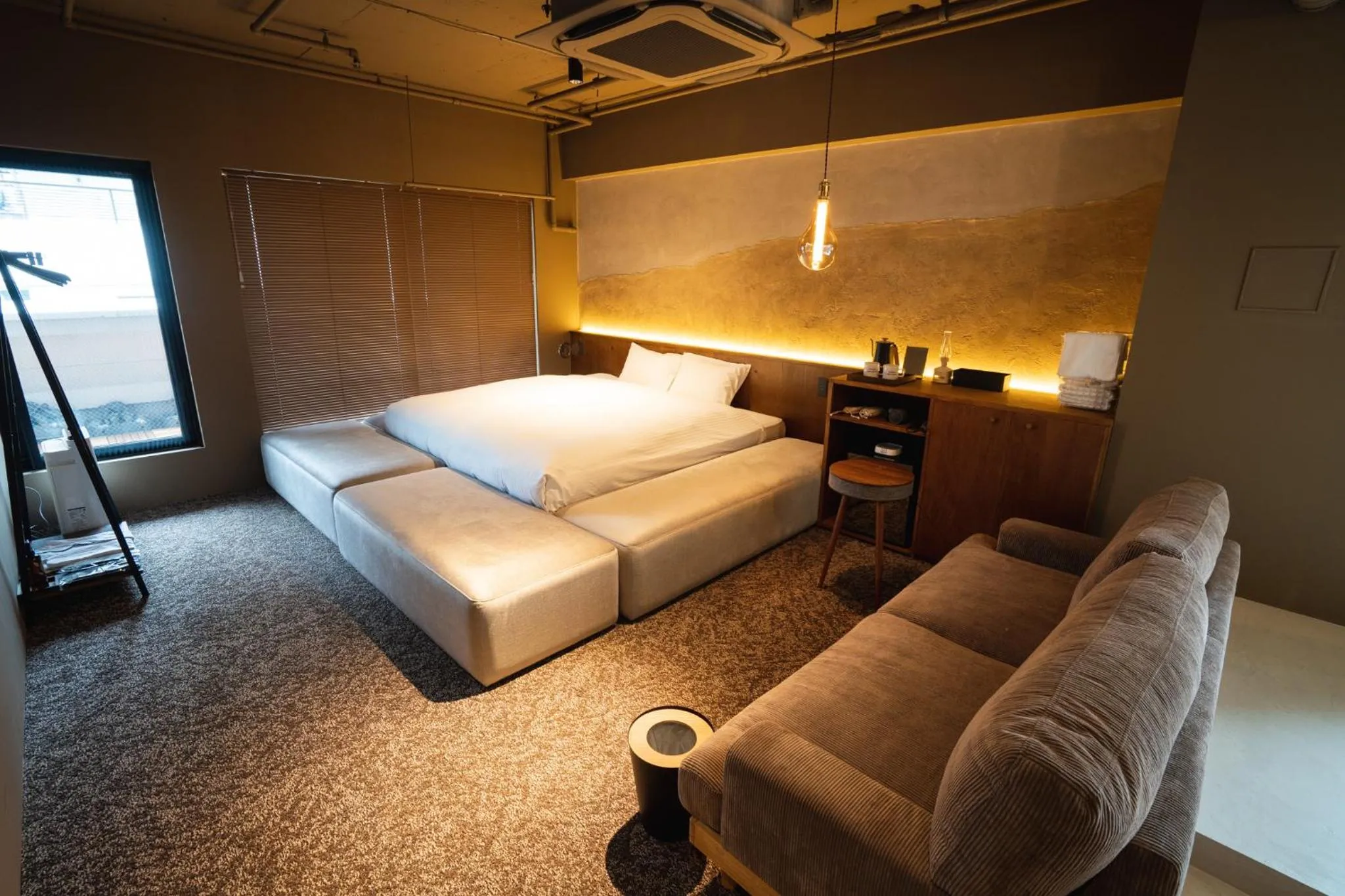 Bed in SAUNALAND ASAKUSA