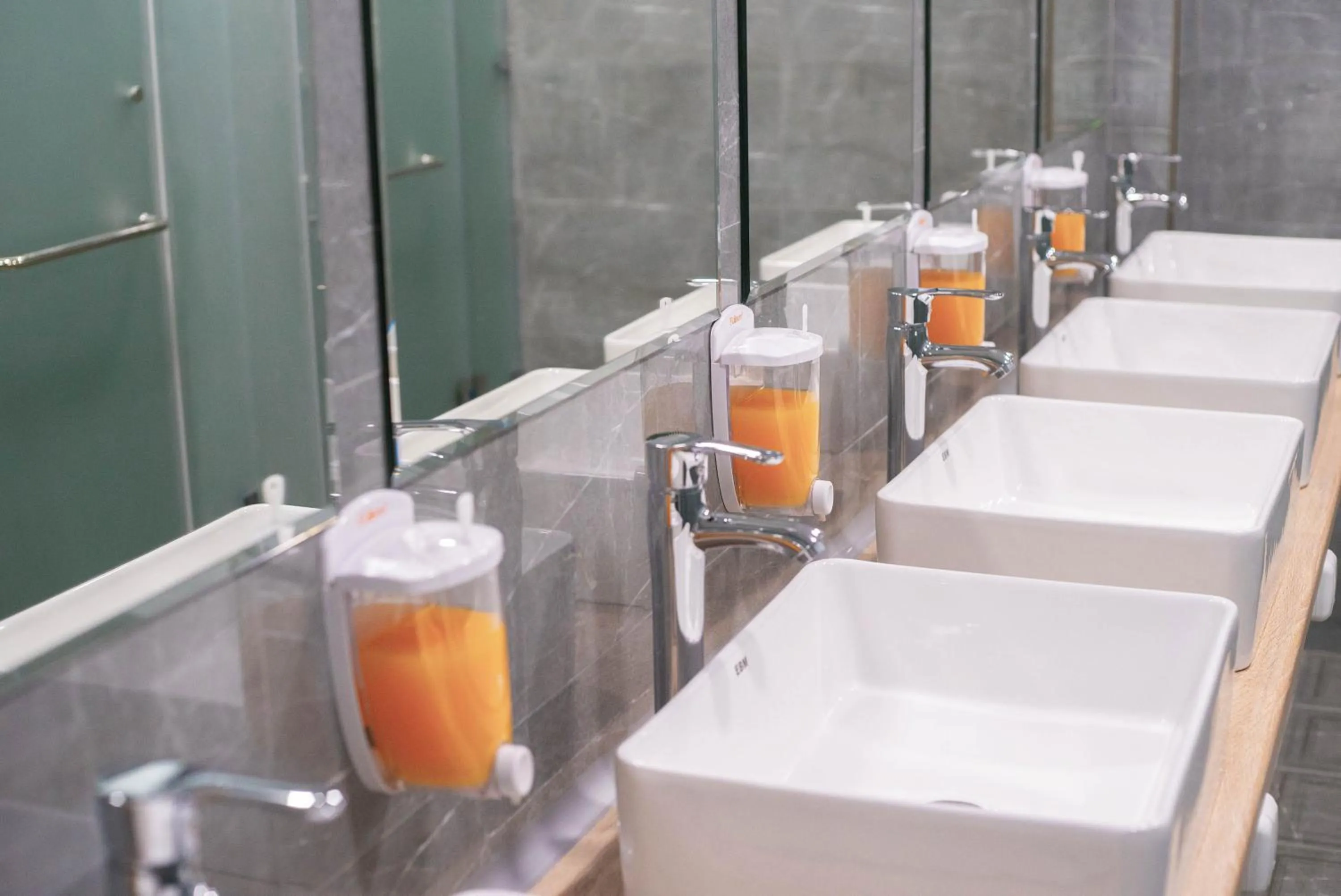 Bathroom in Kaganat Hostel