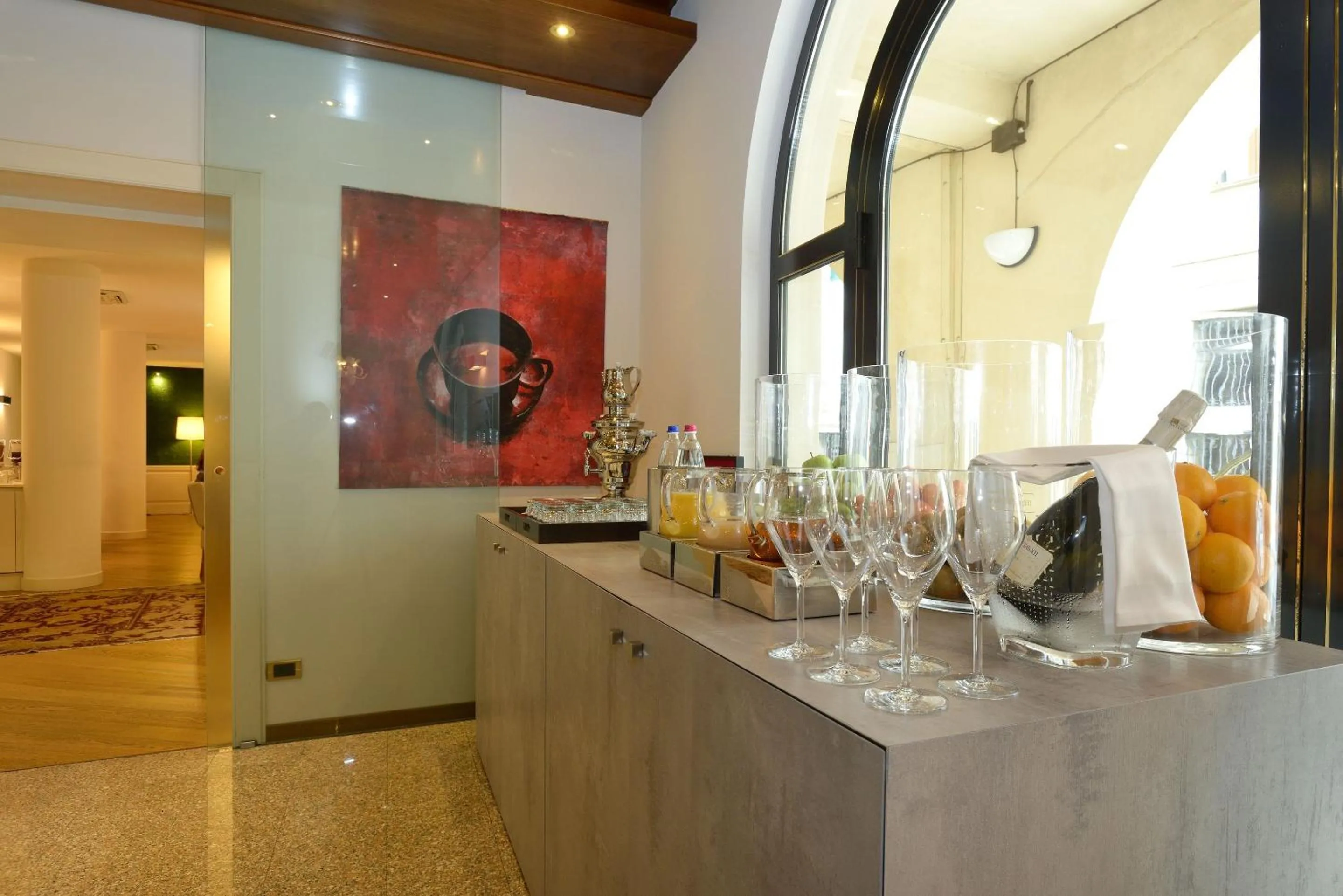 Lounge or bar in Hotel Canon d'Oro