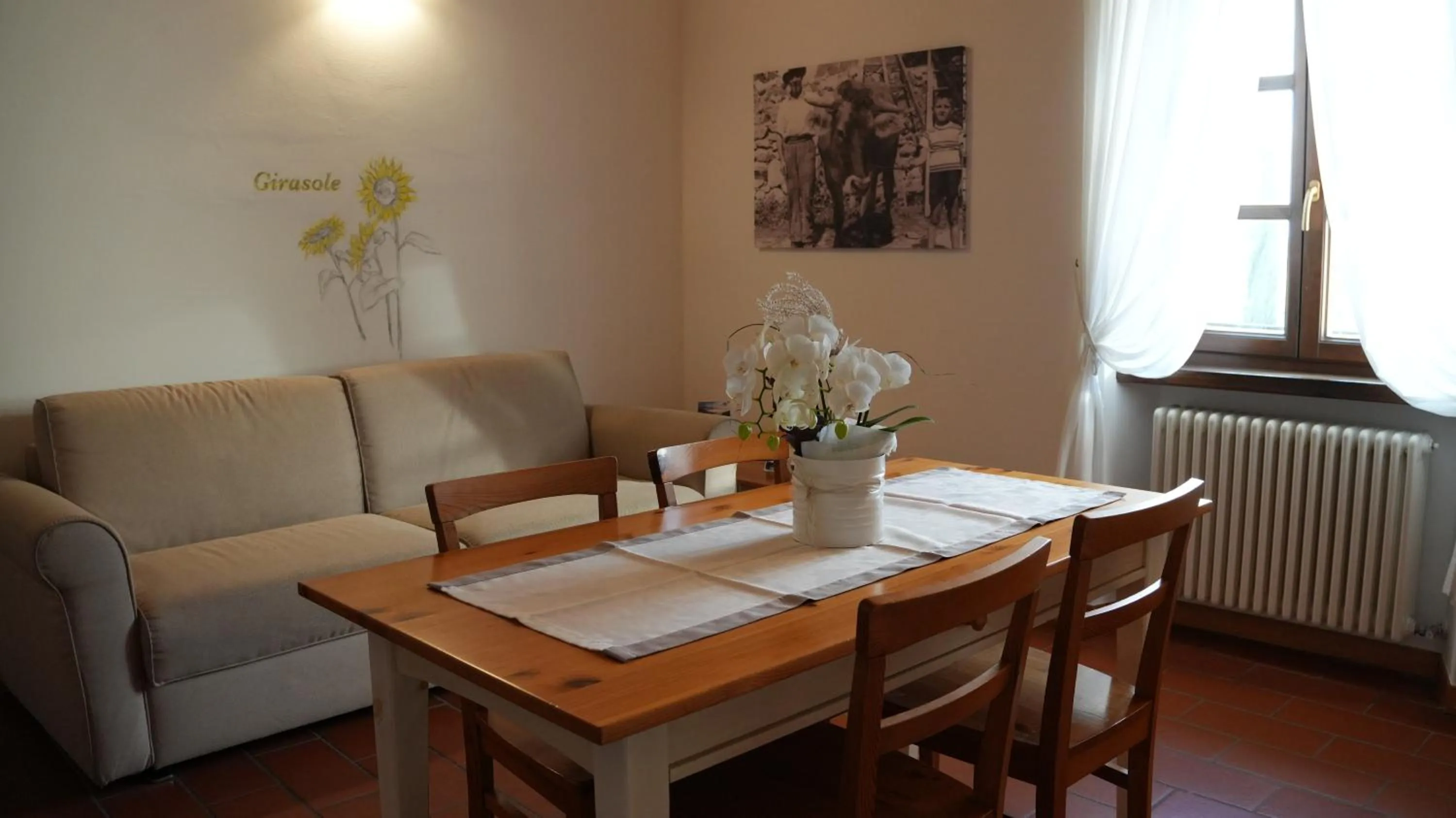 Living room in Residence La Colombera