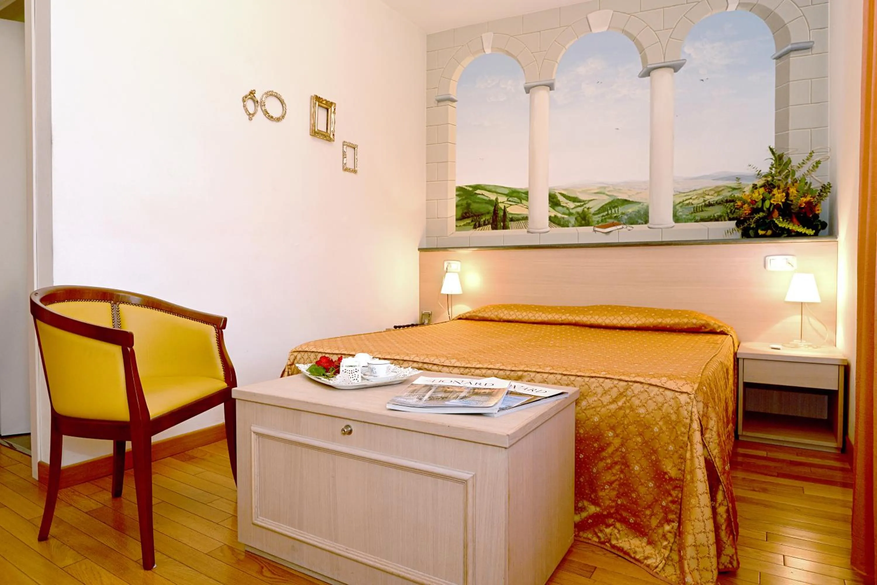 Bed in Hotel La Colonna