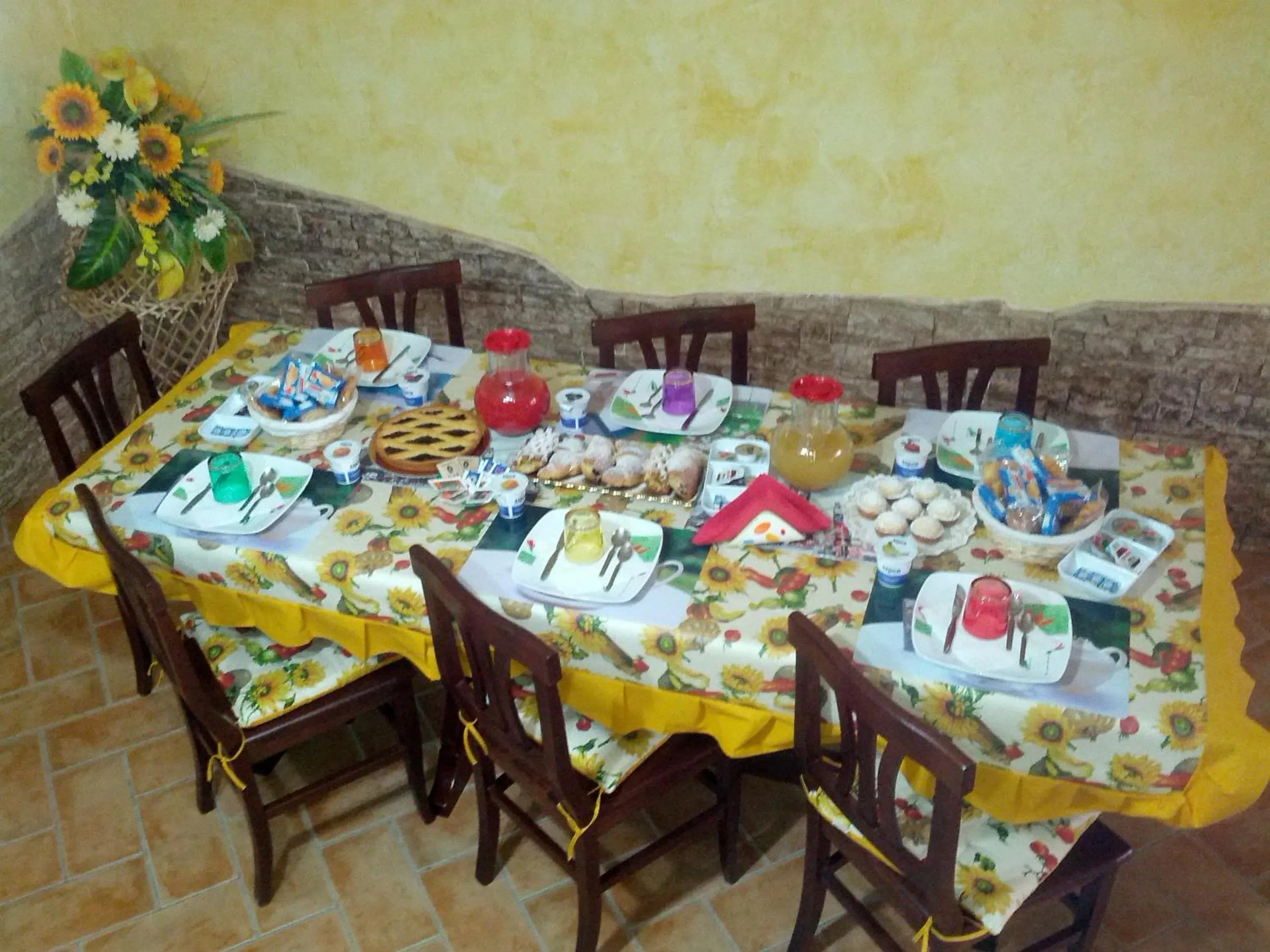 Dining area in La Baia del Lago