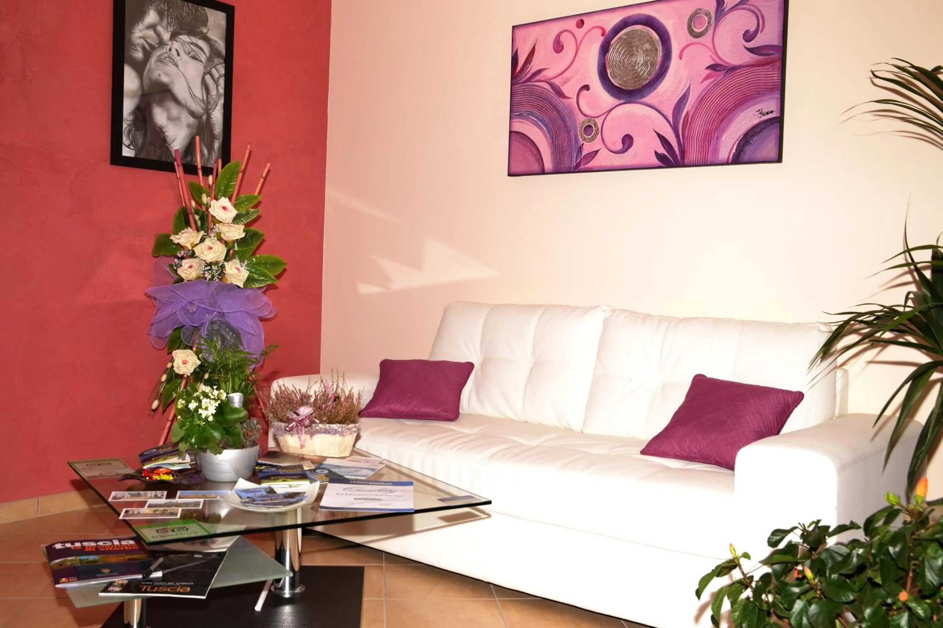 Living room in La Baia del Lago