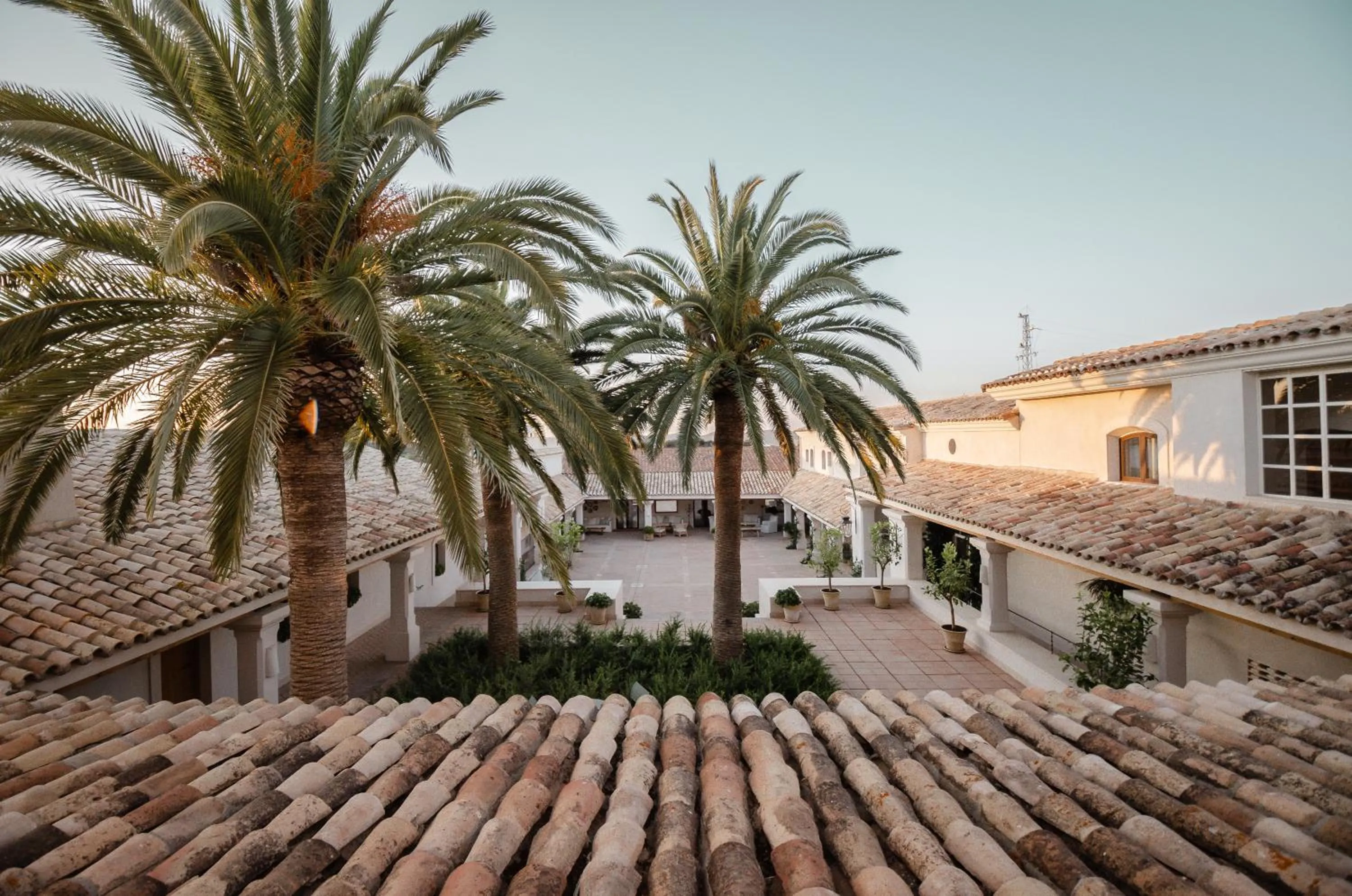 Inner courtyard view in La Dehesa de Don Pedro