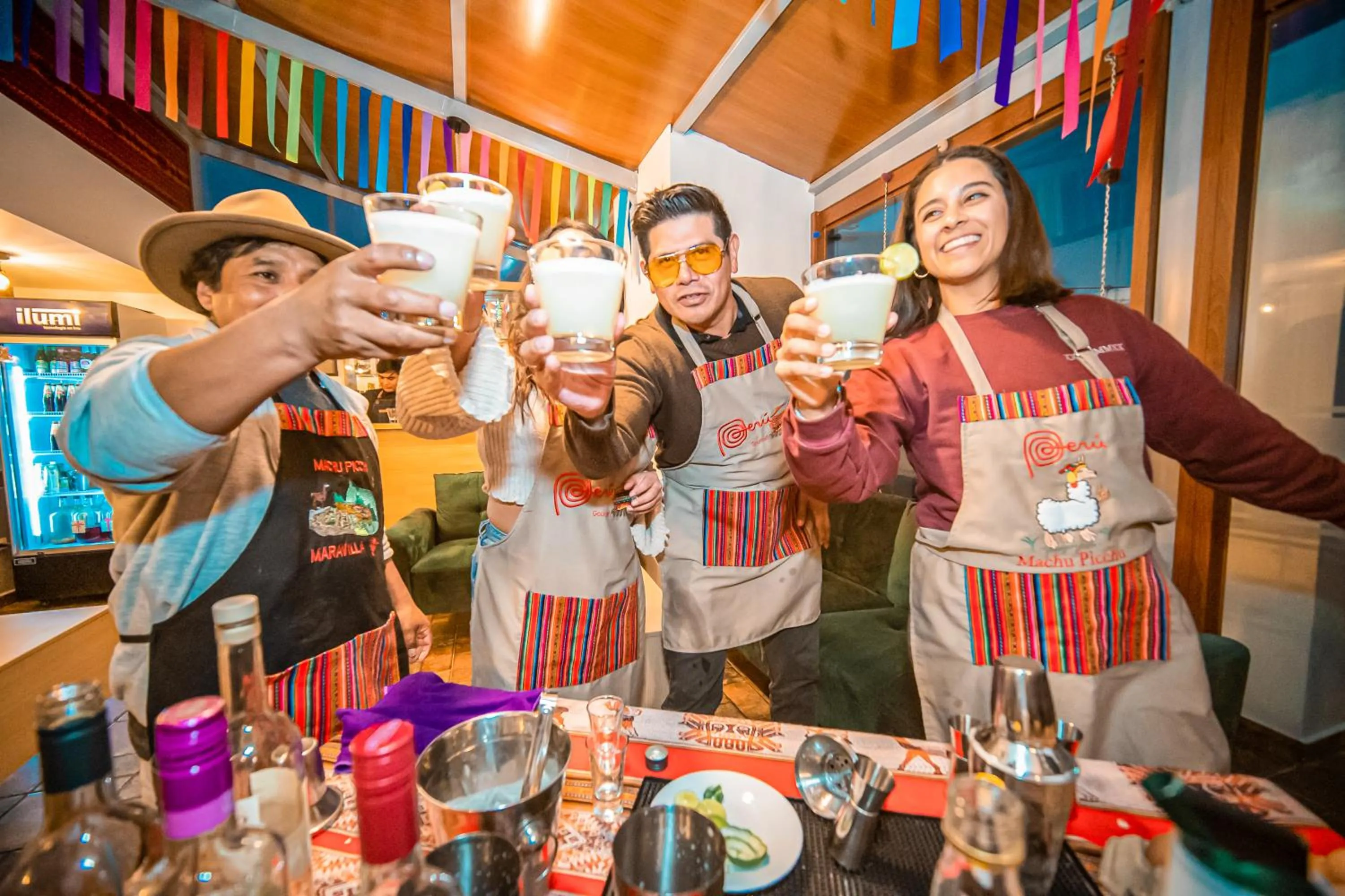 Drinks in Ayni Cusco Hotel