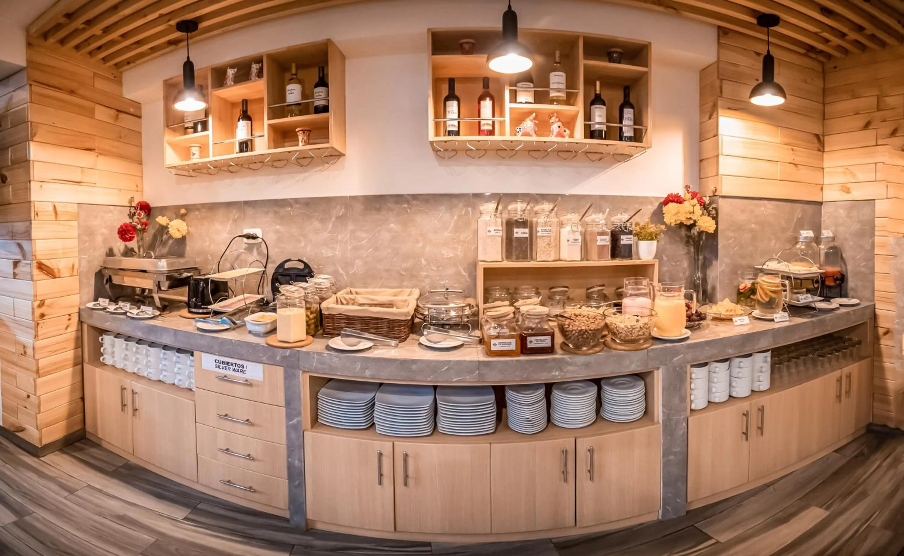 Buffet breakfast in Ayni Cusco Hotel