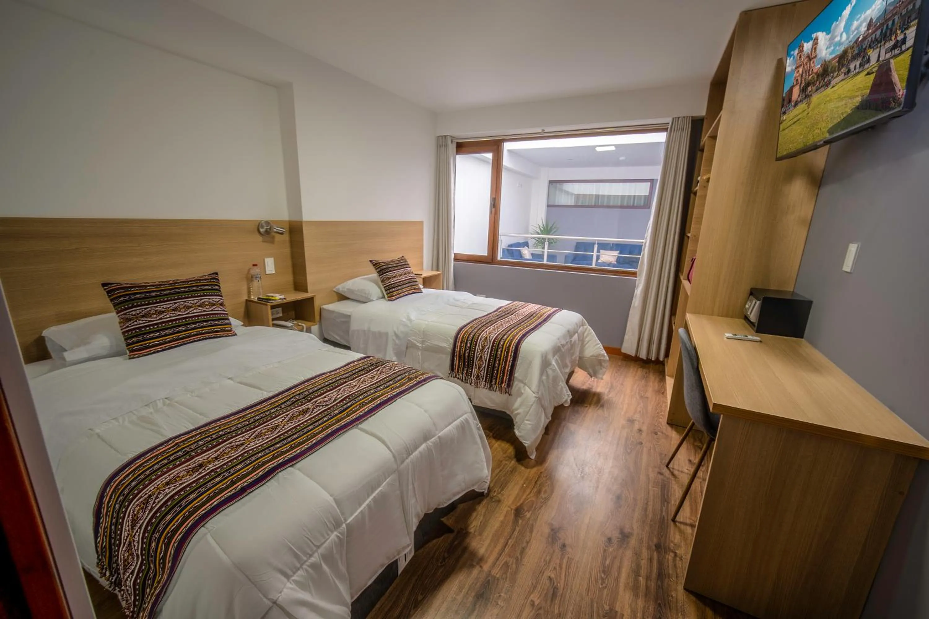 Photo of the whole room, Bed in Ayni Cusco Hotel