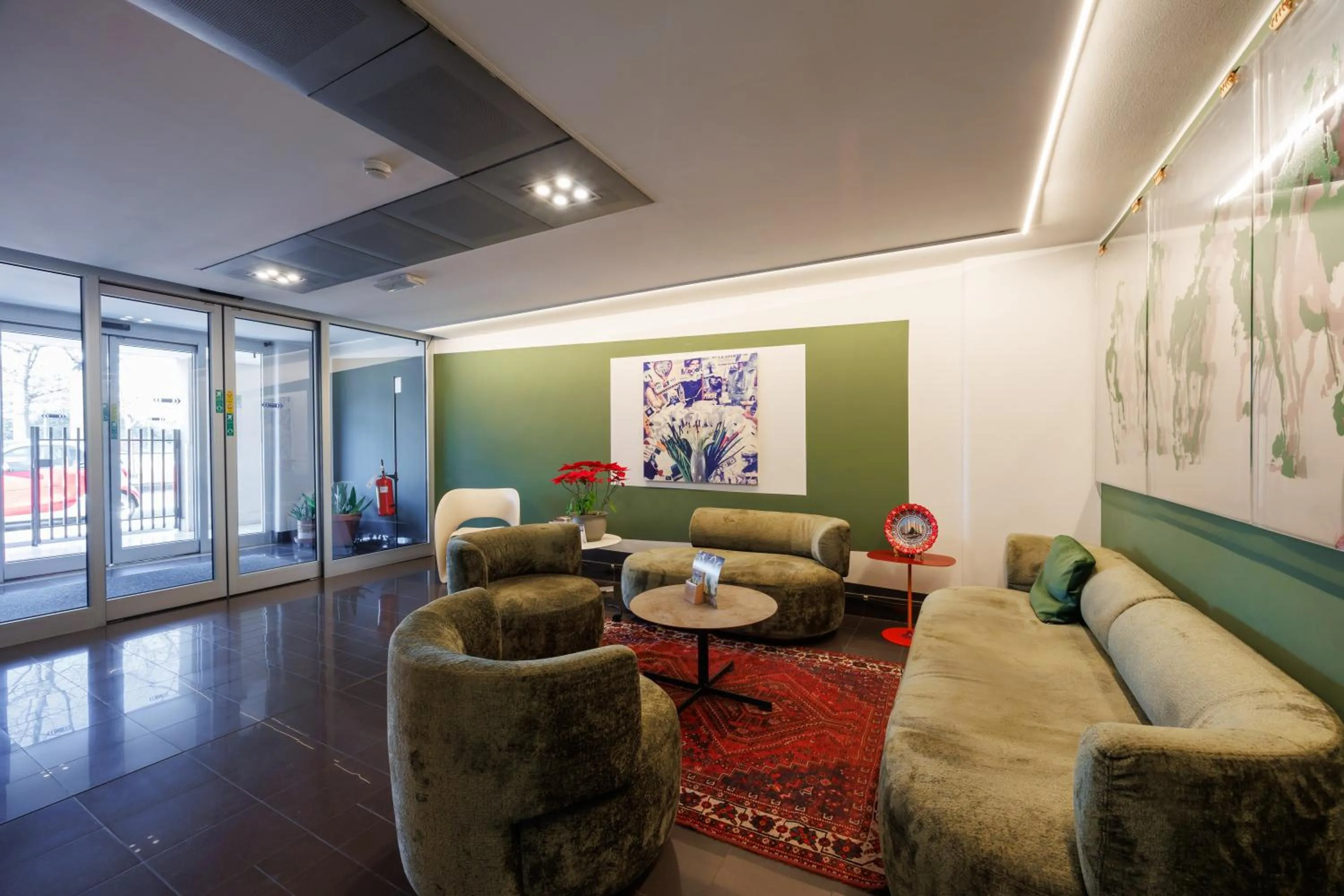 Lobby or reception in Residence Hotel Torino Uno