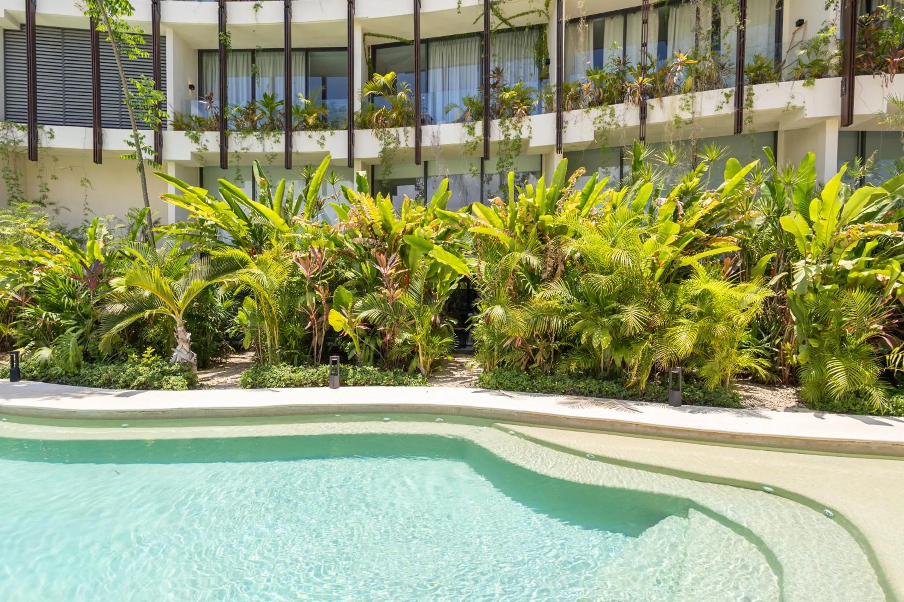 Pool view in Mistiq Gardens
