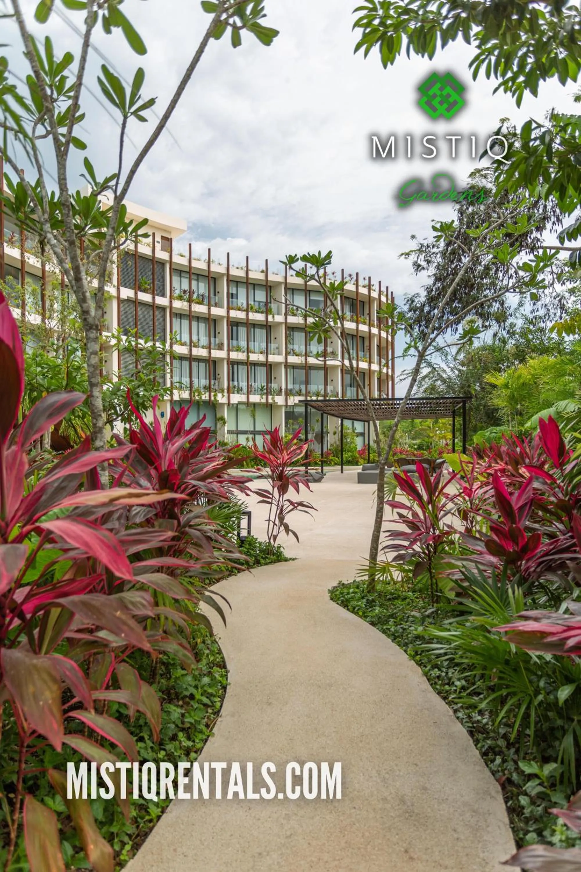 Garden view in Mistiq Gardens