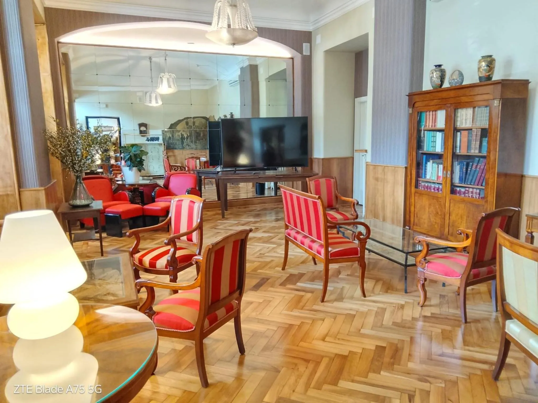 Lobby or reception in Hotel Roma e Rocca Cavour