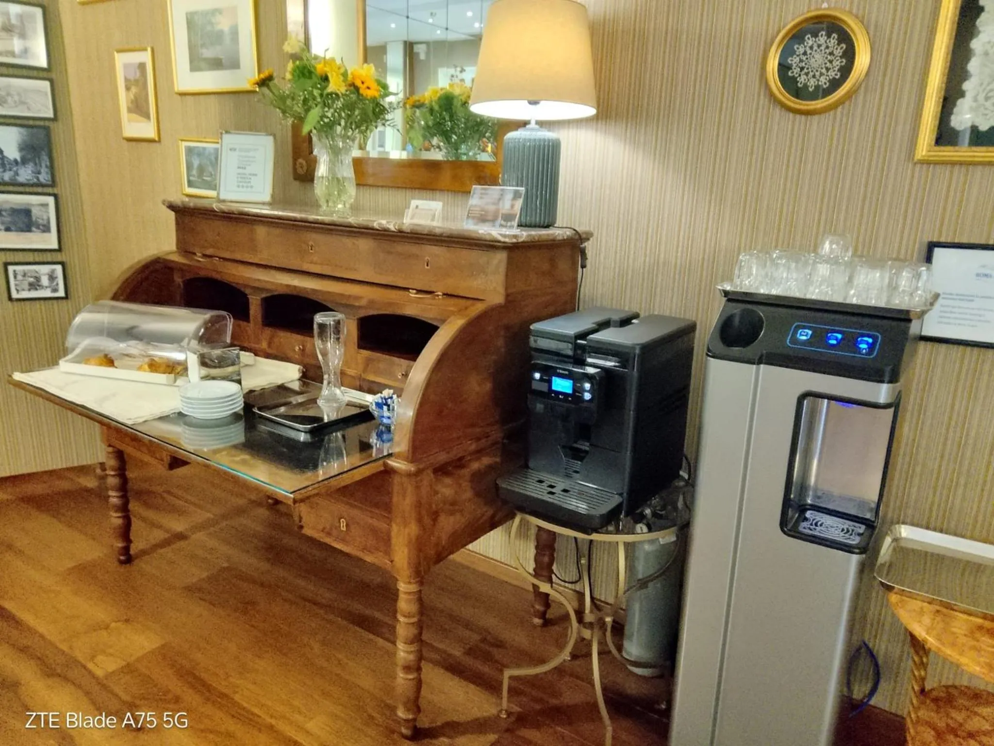 Lobby or reception in Hotel Roma e Rocca Cavour