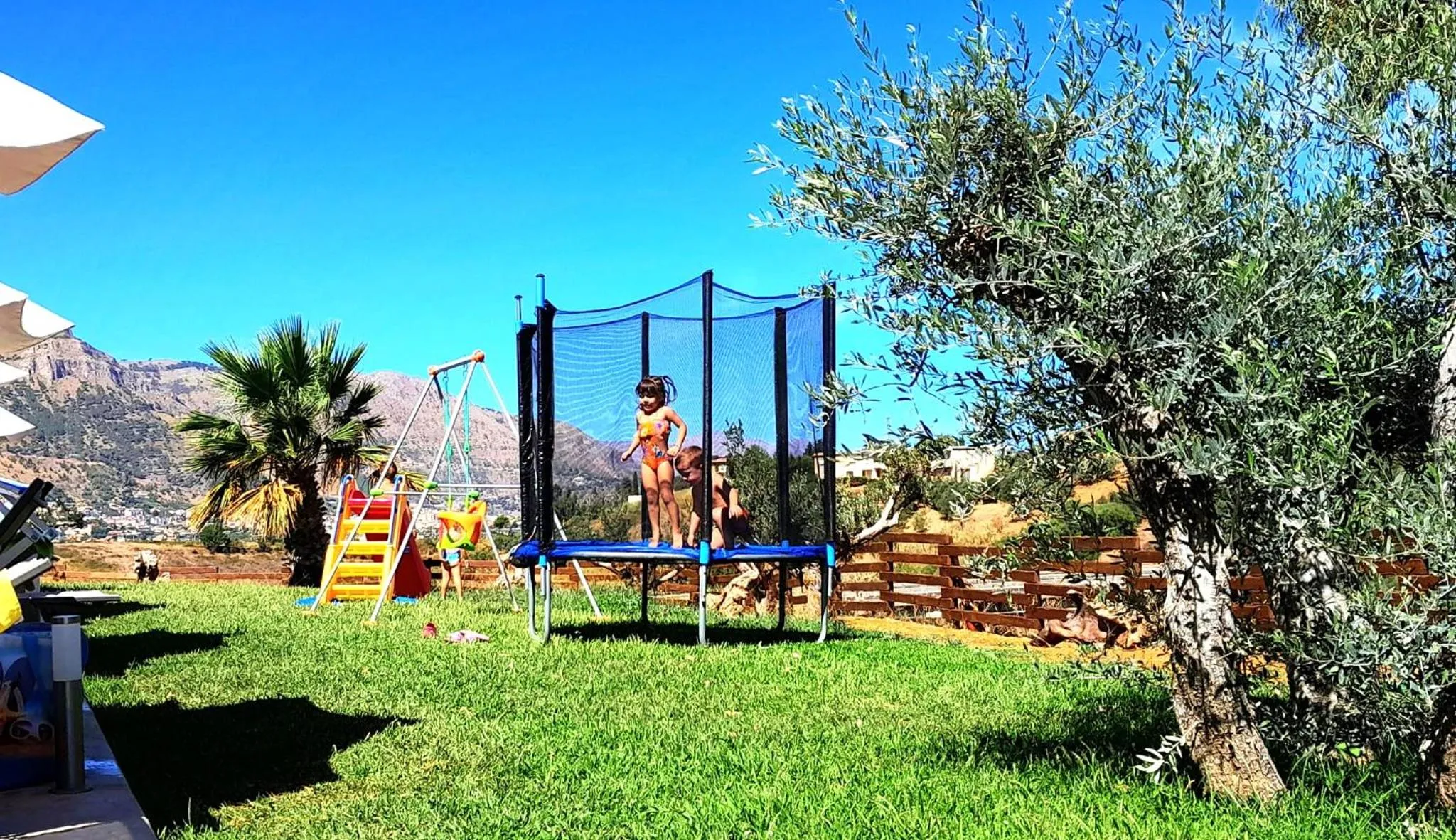 Children play ground in CI VULIA b&b - Sicilia sea, pool, bbq, tv, wi-fi