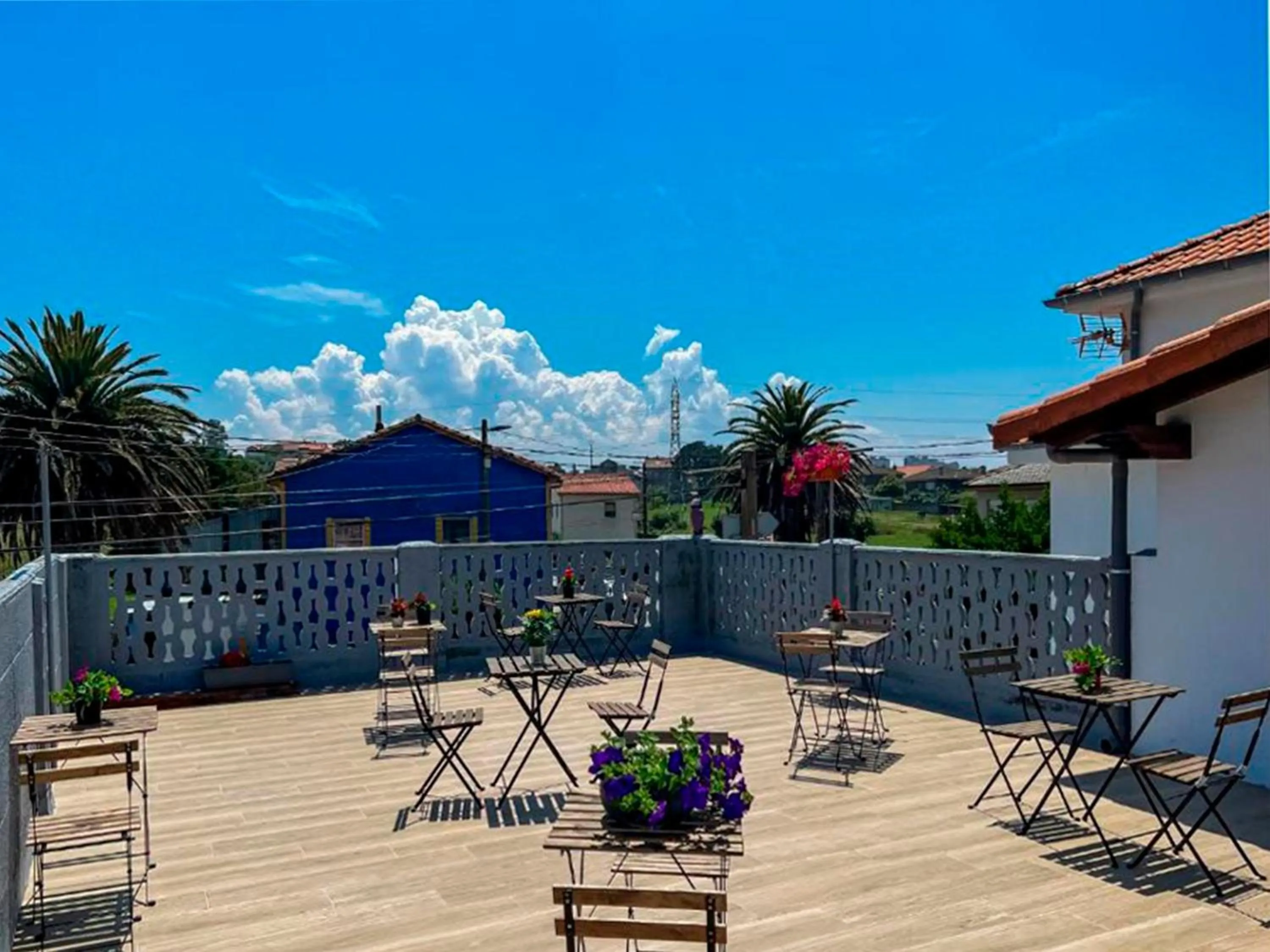 Balcony/Terrace in La Maruca Beach Santander 3000