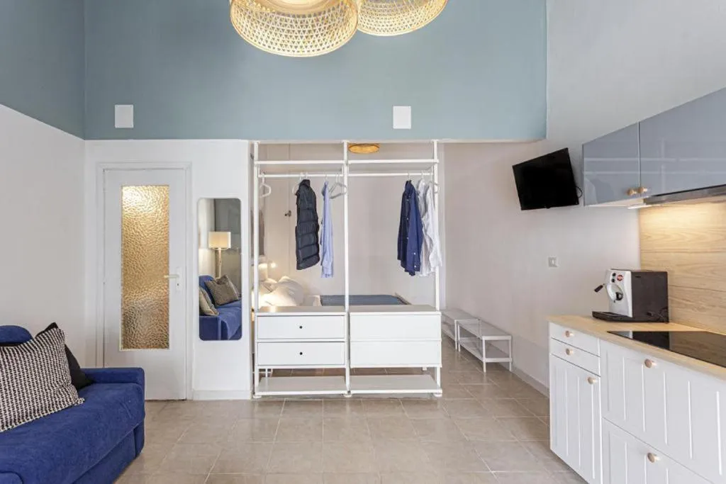 Bed in Stella del mare Apartments