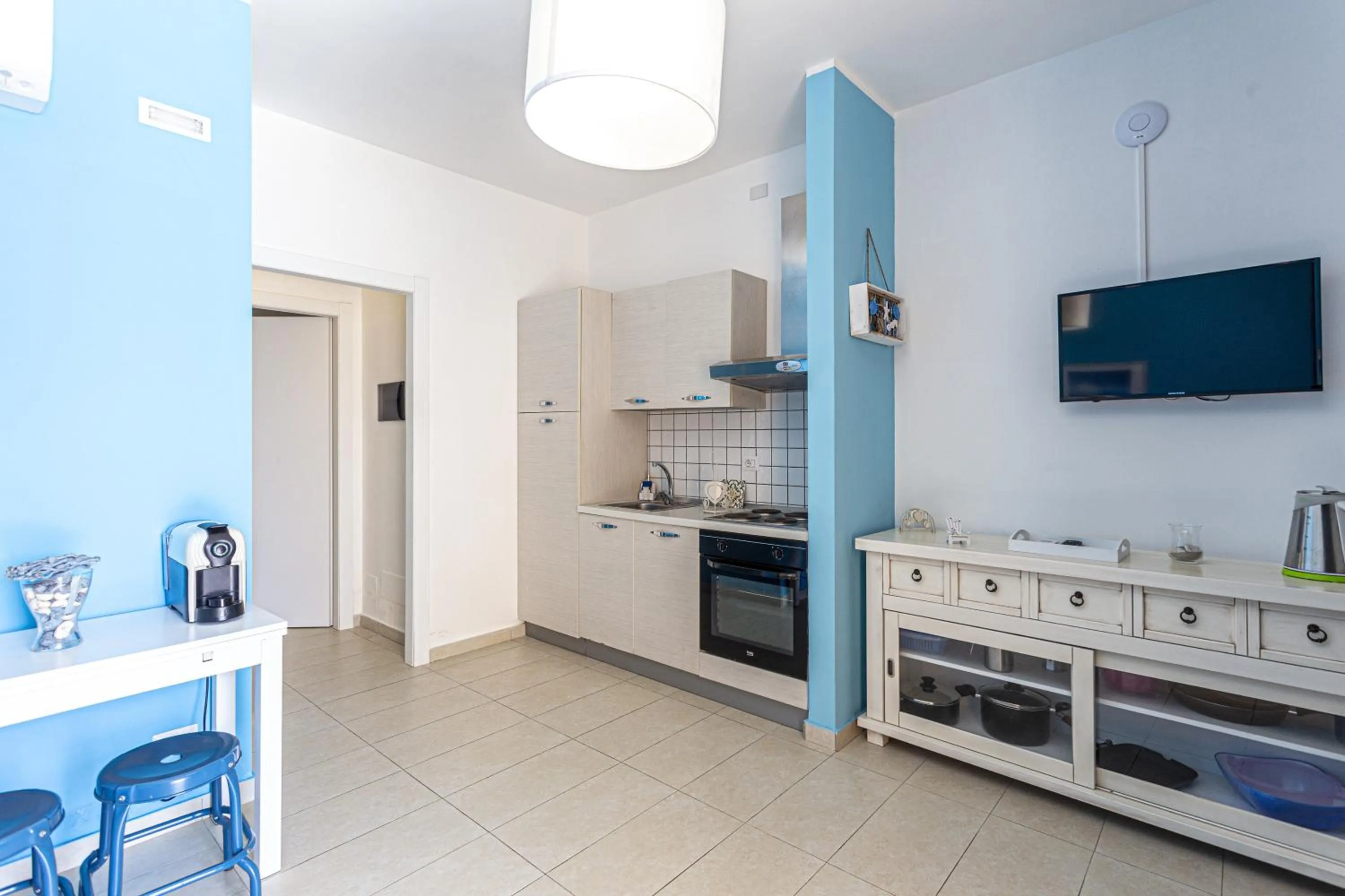 Kitchen or kitchenette in Stella del mare Apartments