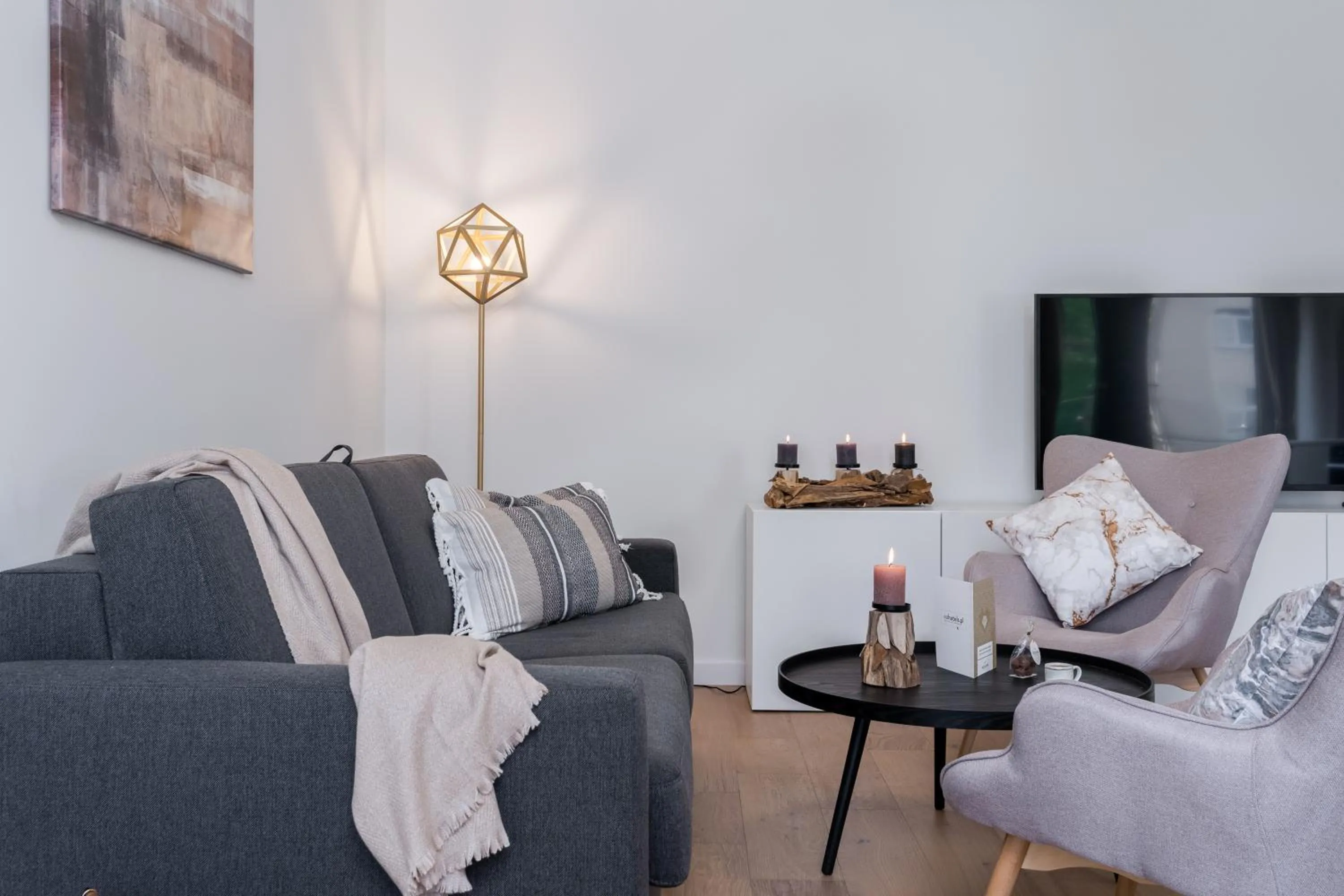 Living room in EXCLUSIVE Aparthotel Kraków Lubicz 40