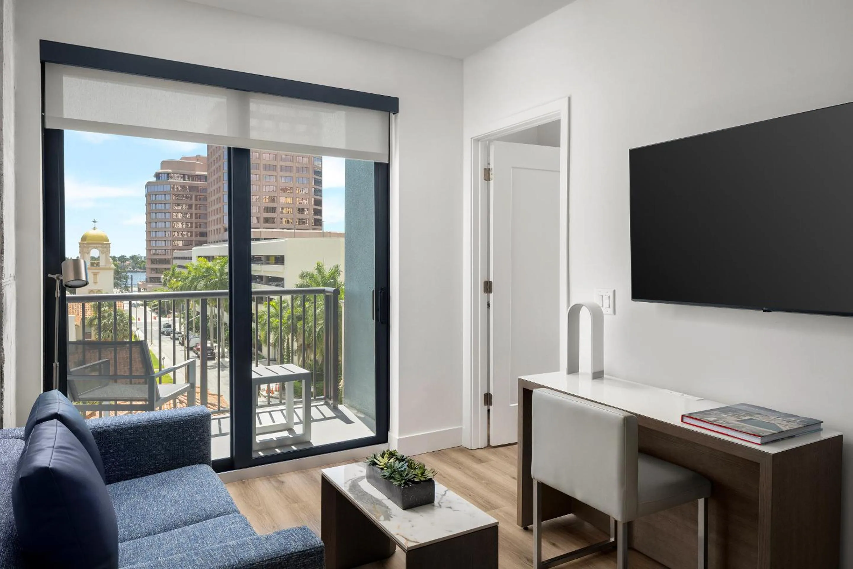 Living room in AKA West Palm