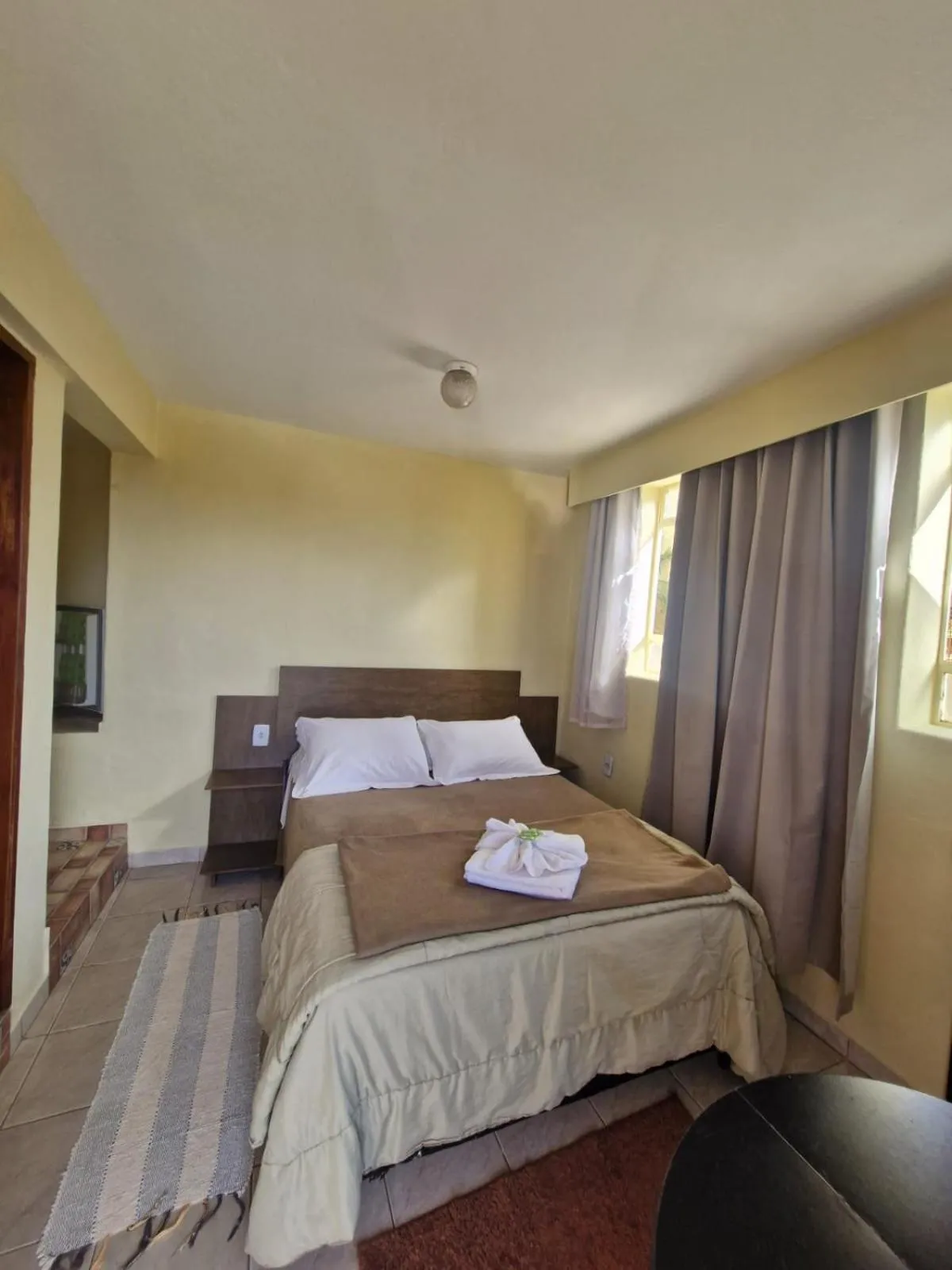 Bed in Pousada Reino Encantado - São Thomé das Letras - Minas Gerais