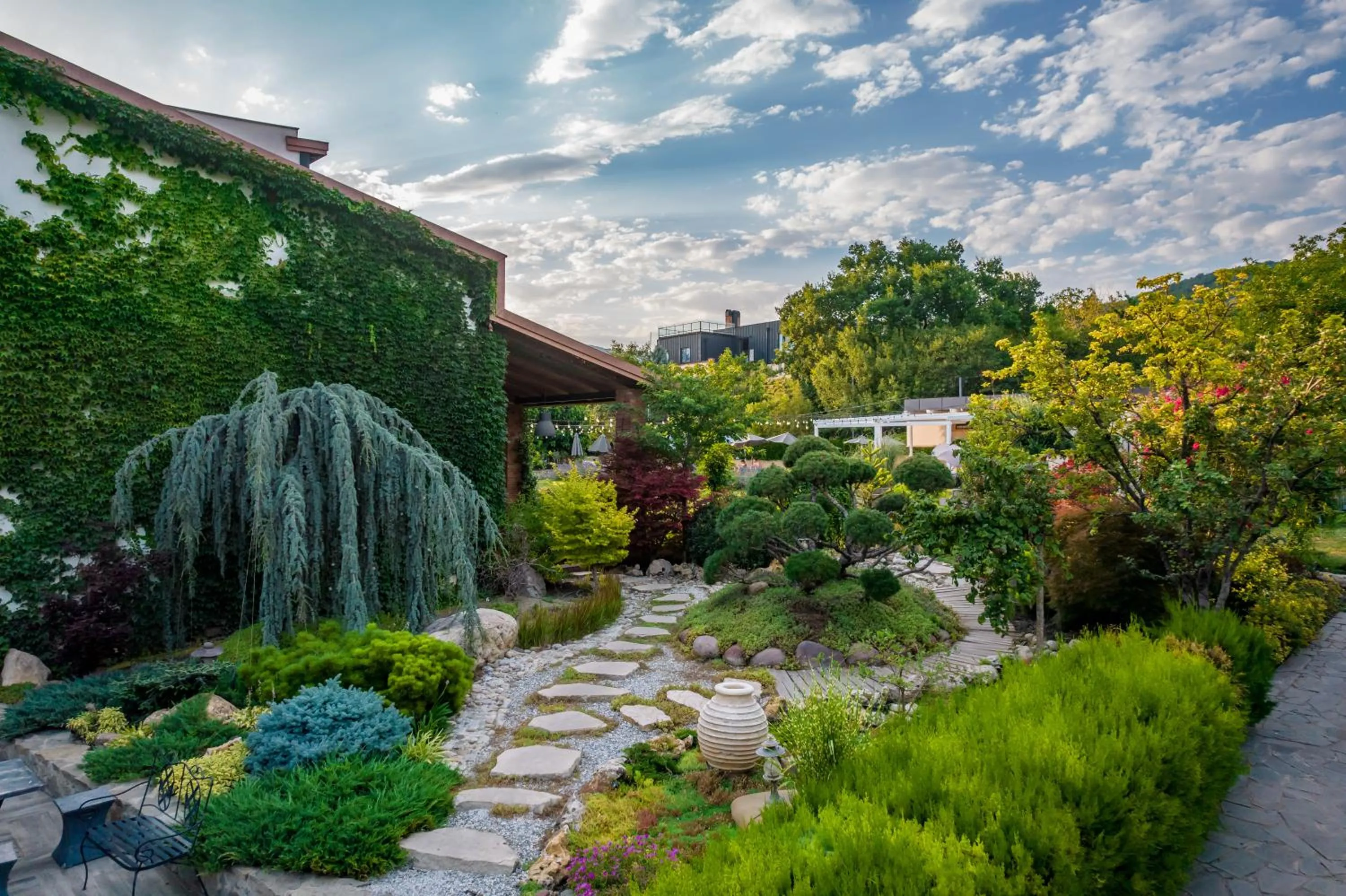 Garden in Giuaani Winery
