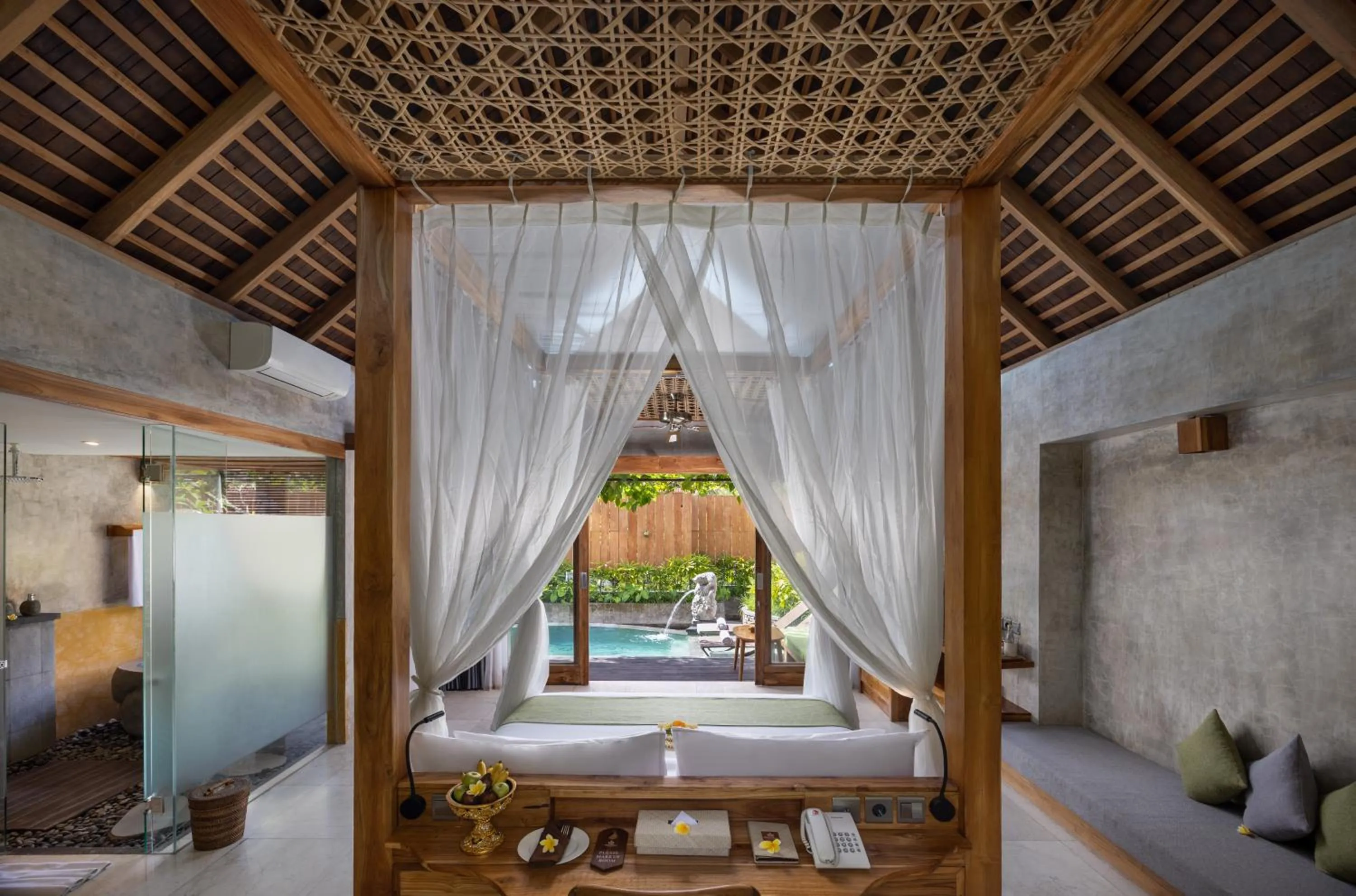 Photo of the whole room, Bed in Wana Bucu Villas by GenuineHost