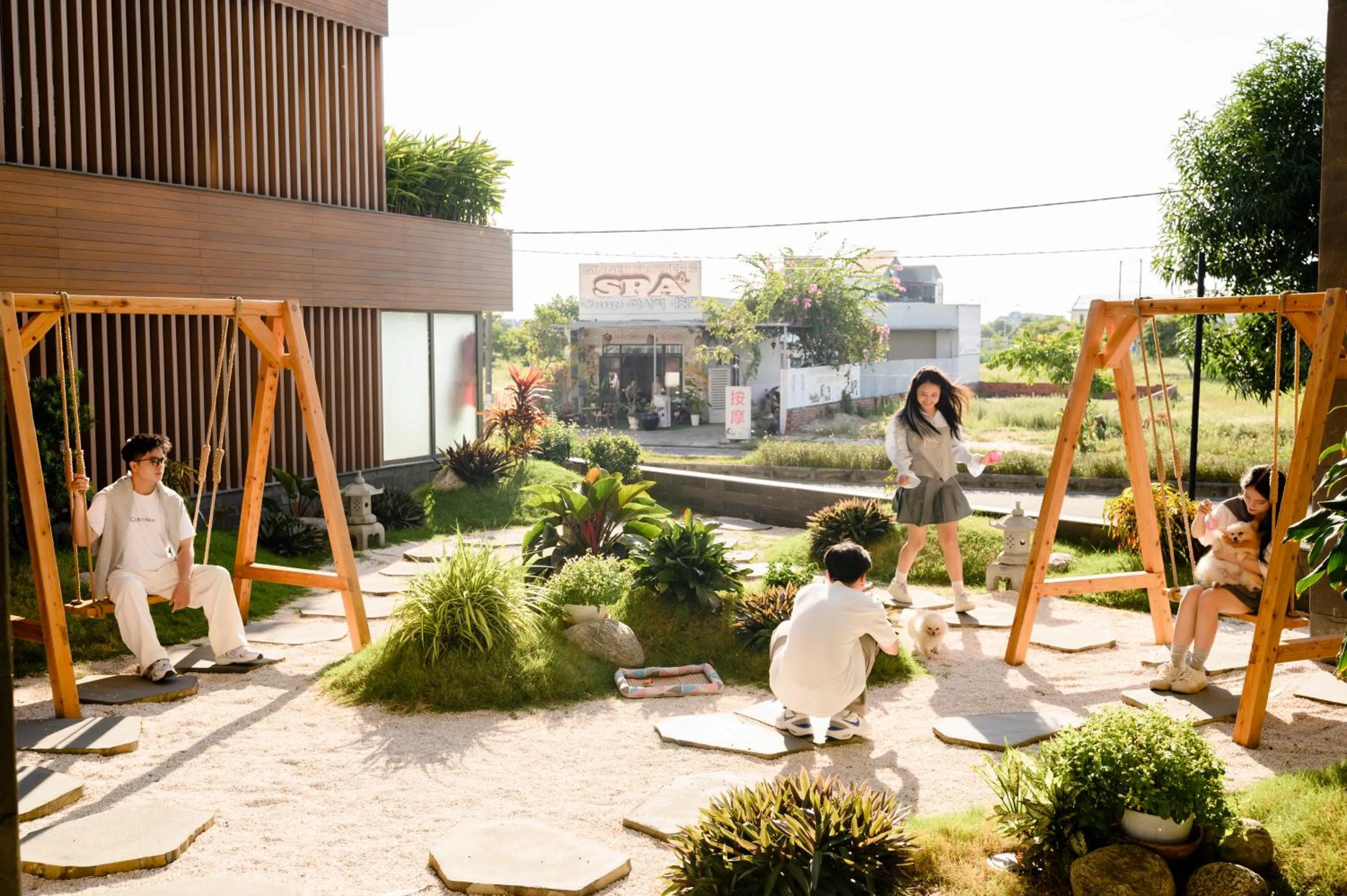 group of guests in Bellerive Hoi An Resort and Spa