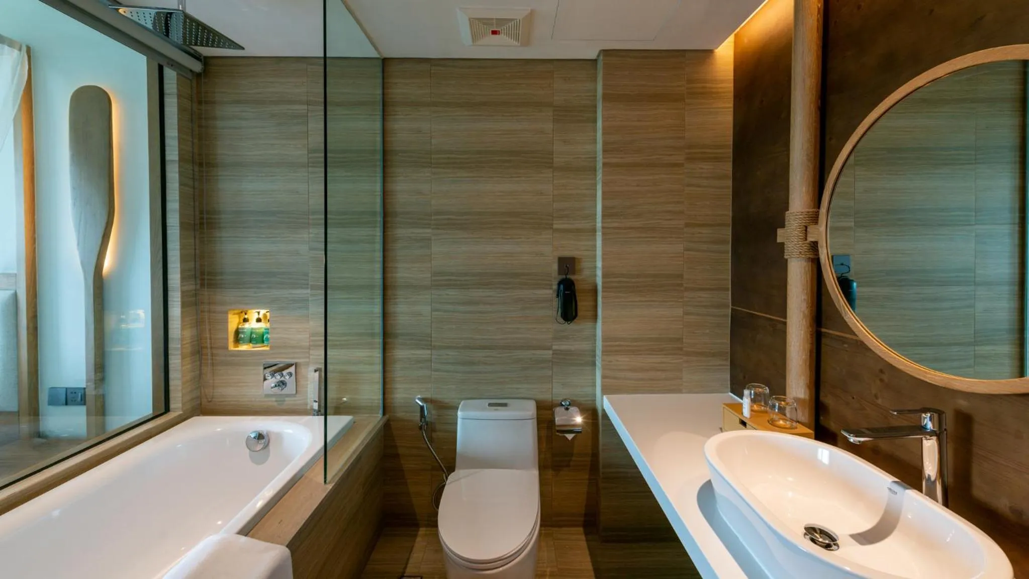 Shower in Bellerive Hoi An Resort and Spa