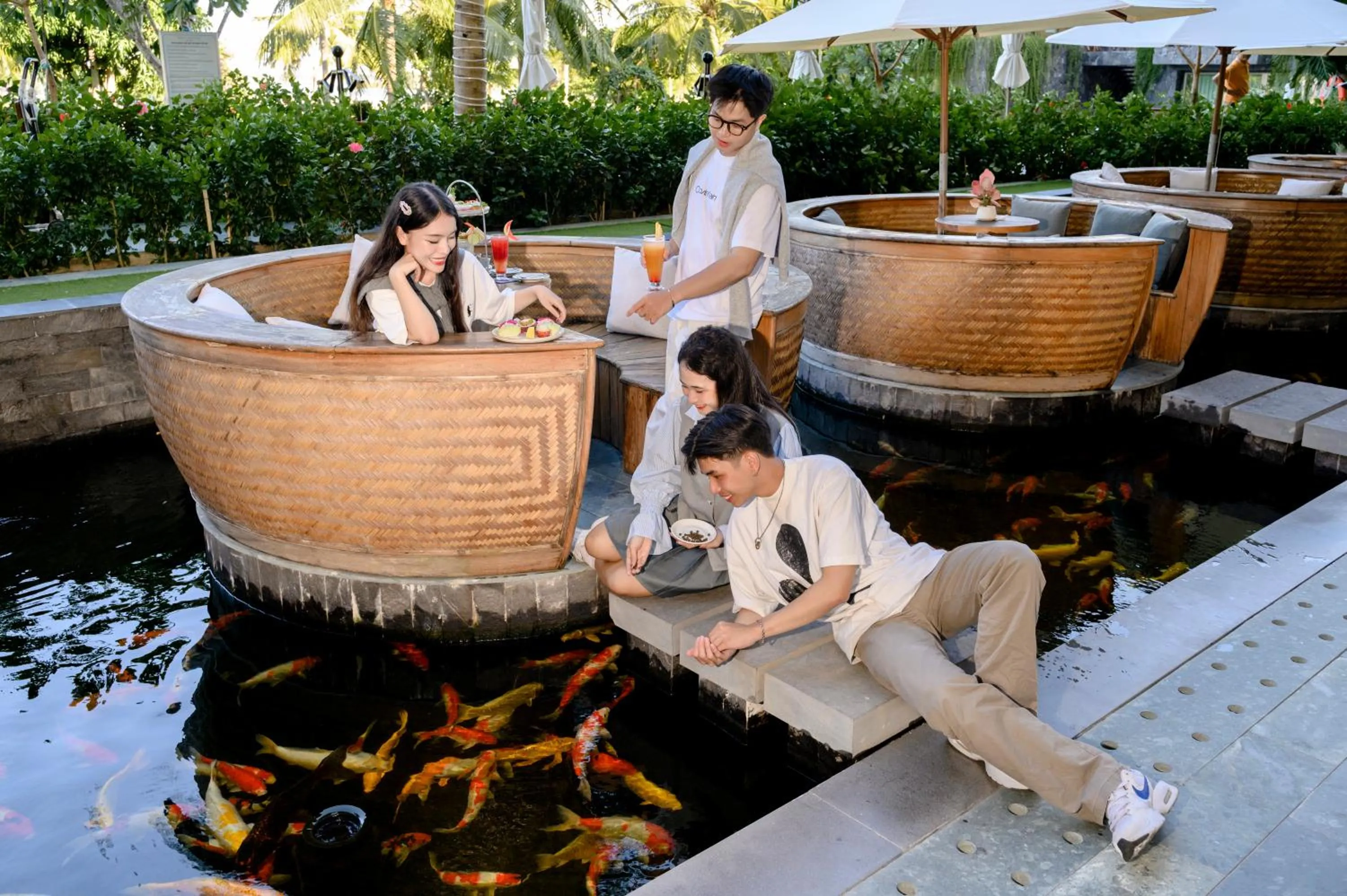 group of guests in Bellerive Hoi An Resort and Spa