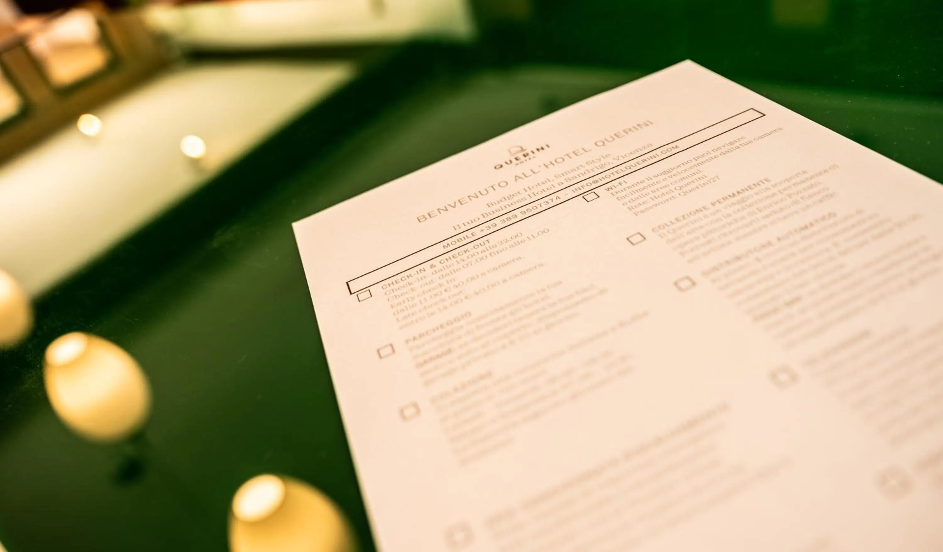 Lobby or reception in HOTEL QUERINI Essential Business Hotel Sandrigo