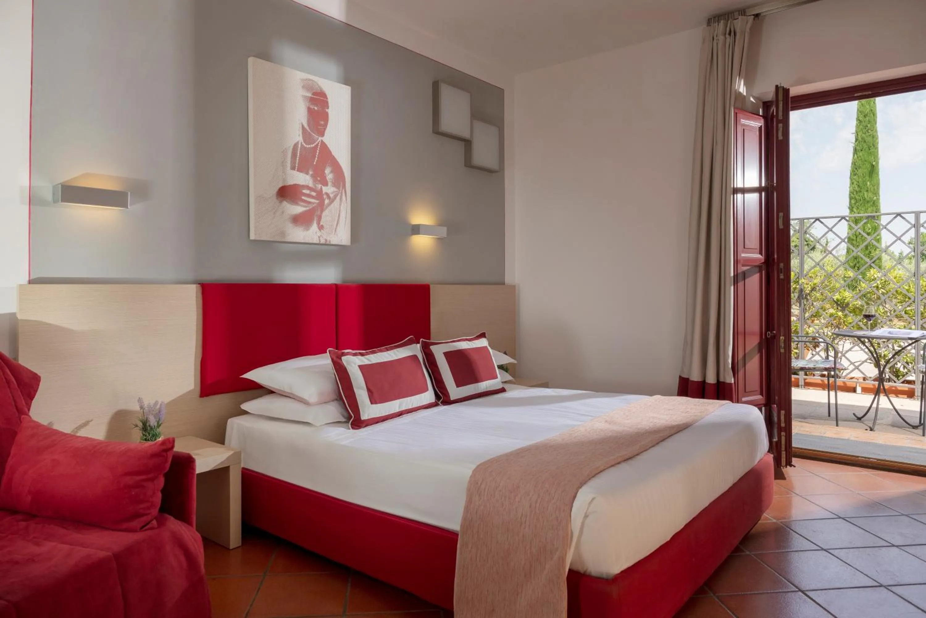 Photo of the whole room, Bed in Hotel & Restaurant Casolare Le Terre Rosse