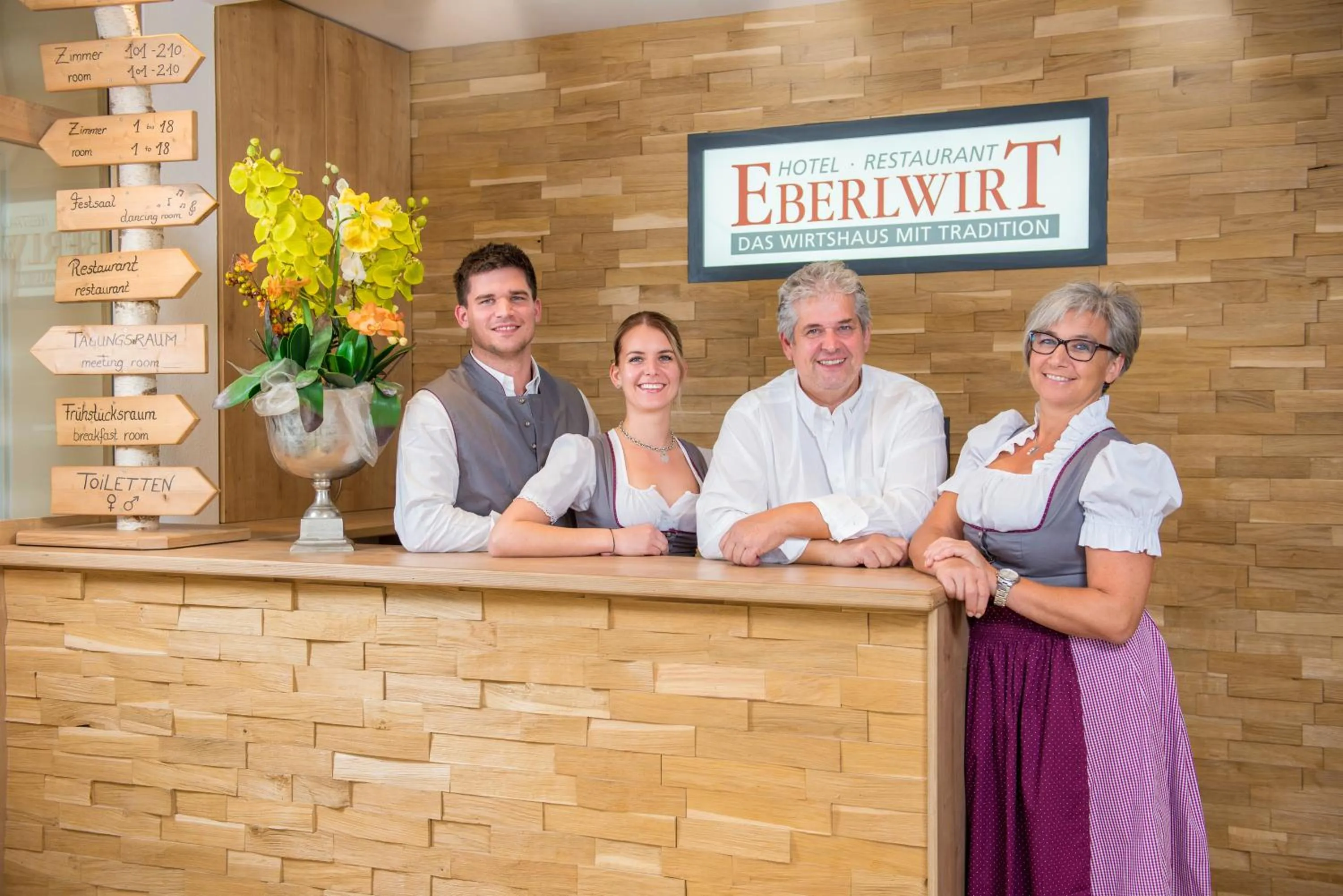 Family in Hotel - Restaurant Eberlwirt