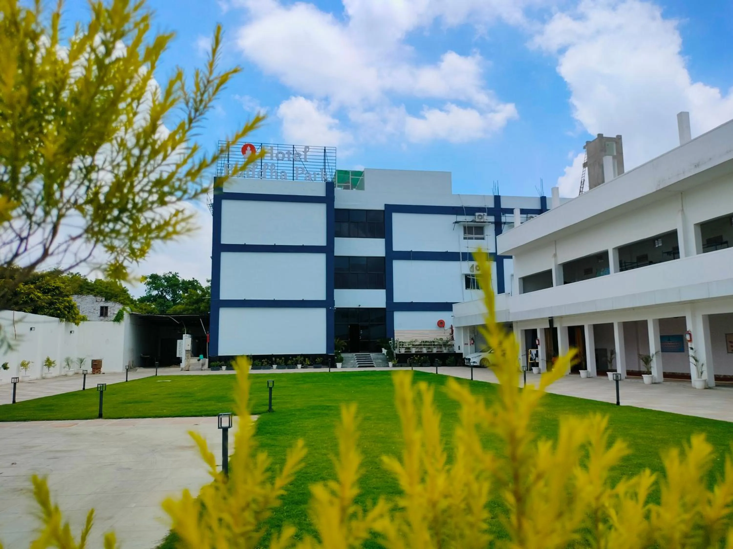 Property building in Hotel Buddha Park near Sarnath, Varanasi