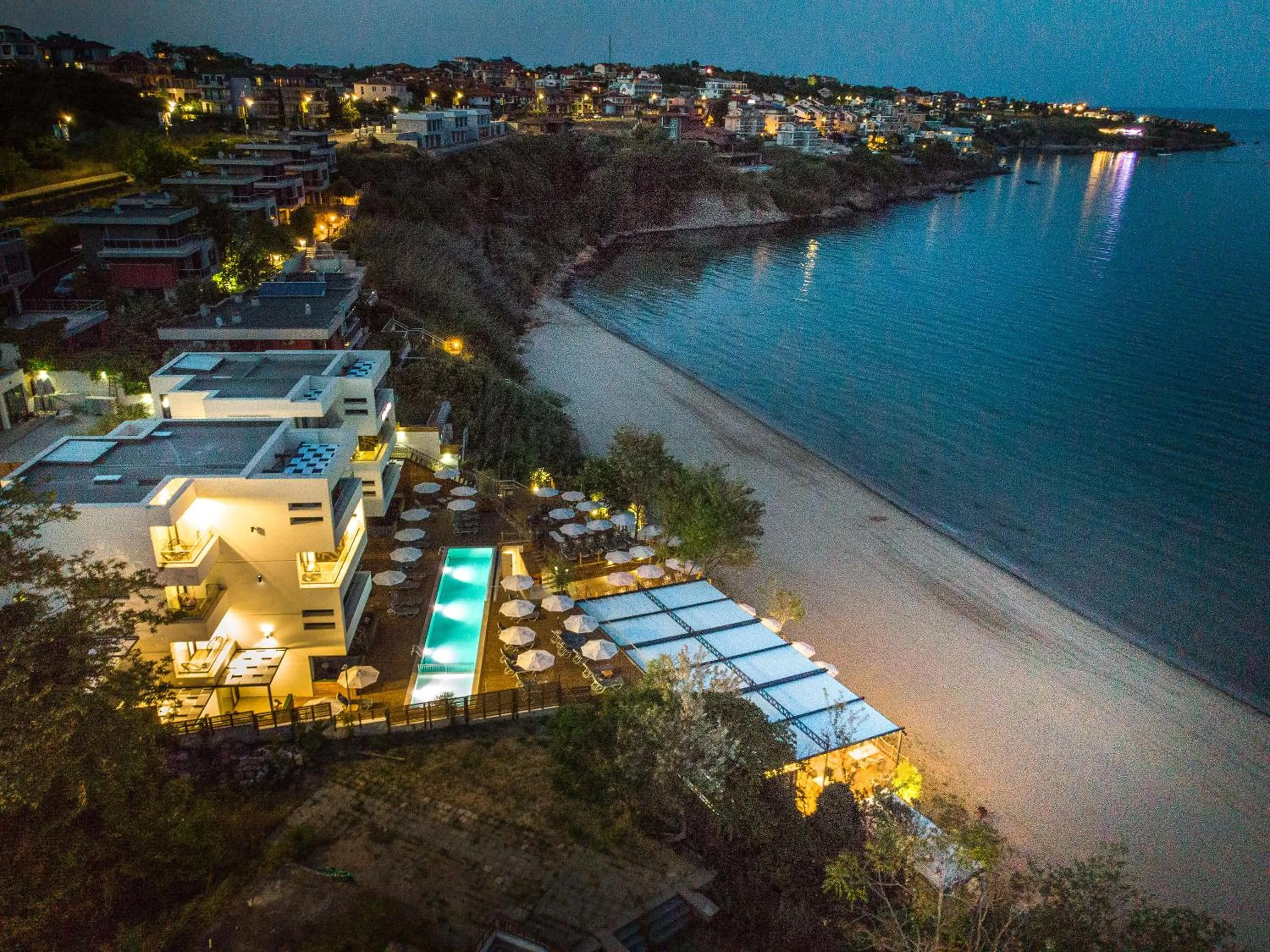 Property building in Olive Villas Beach Hotel