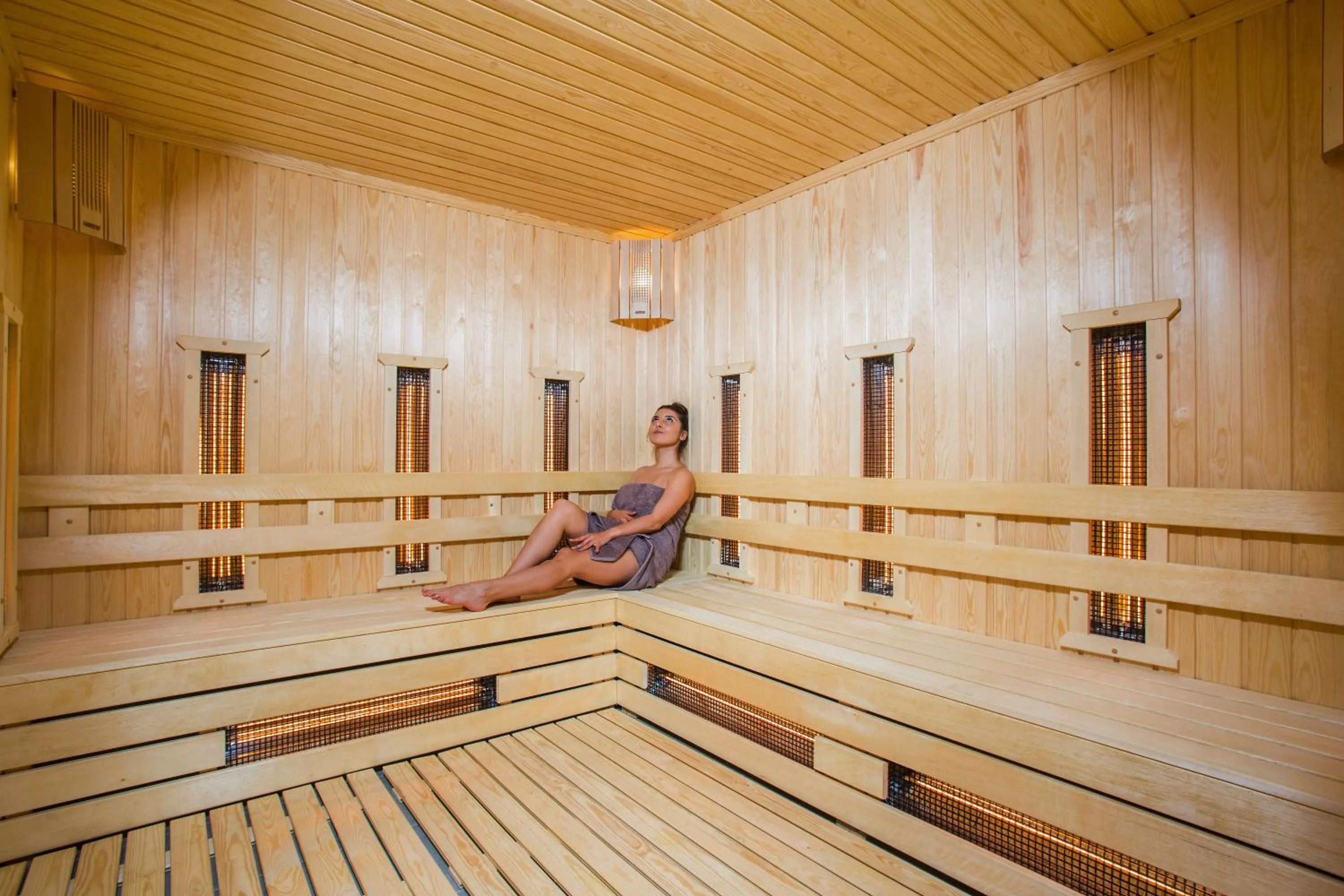 People in Olive Villas Beach Hotel