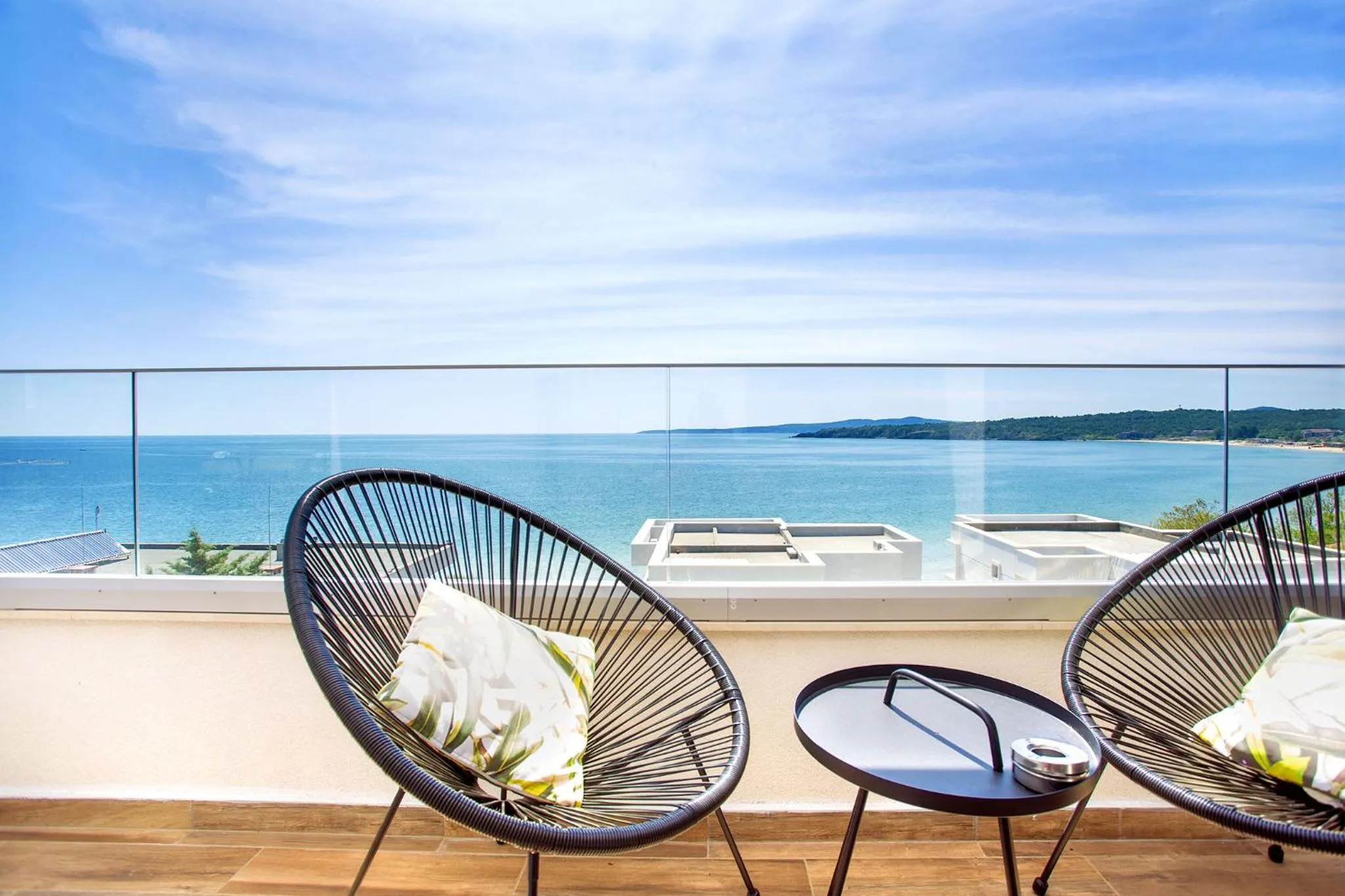 Patio in Olive Villas Beach Hotel