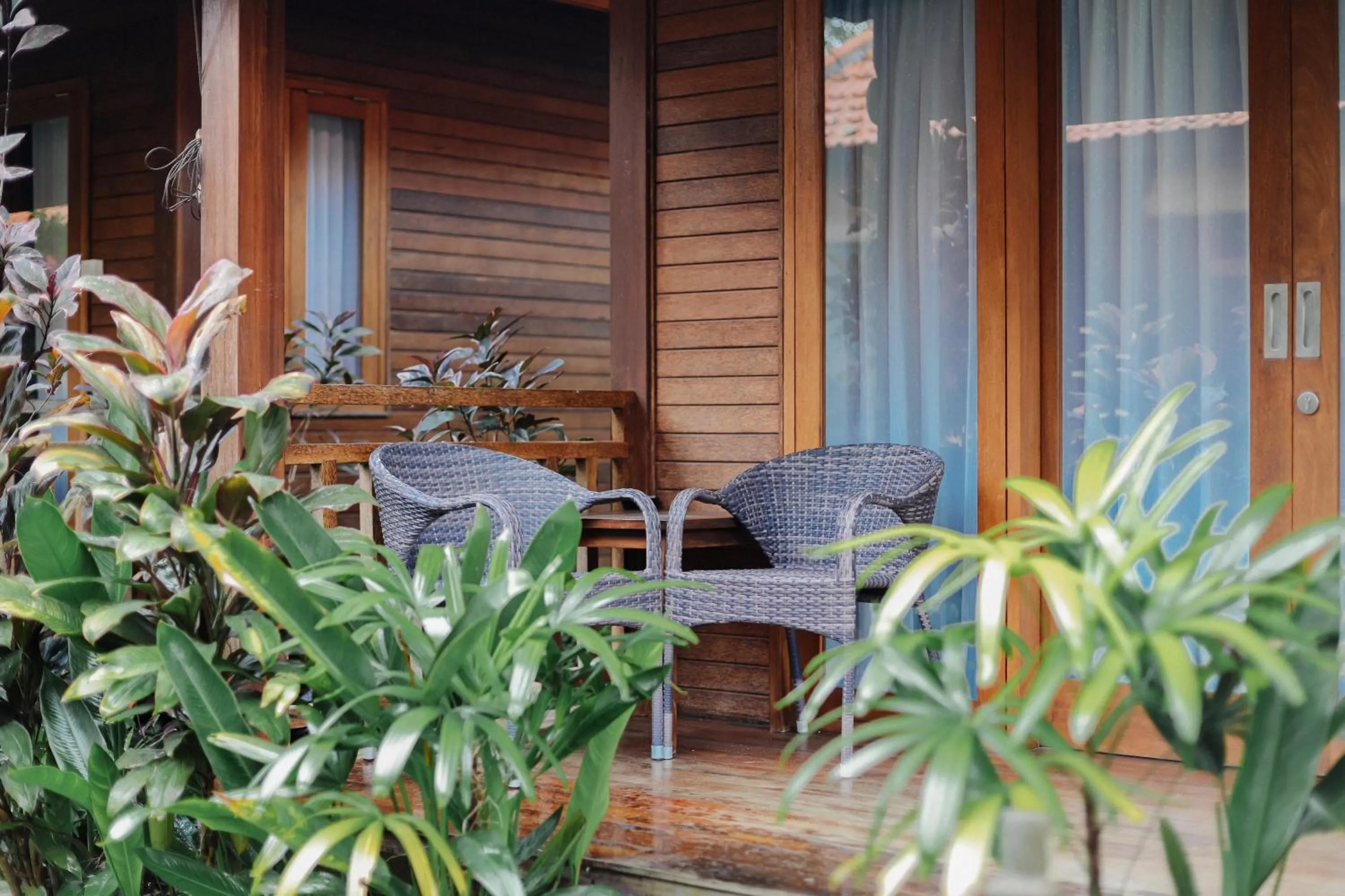 Balcony/Terrace in The Lavana Jhonny Kibung Villas Lembongan
