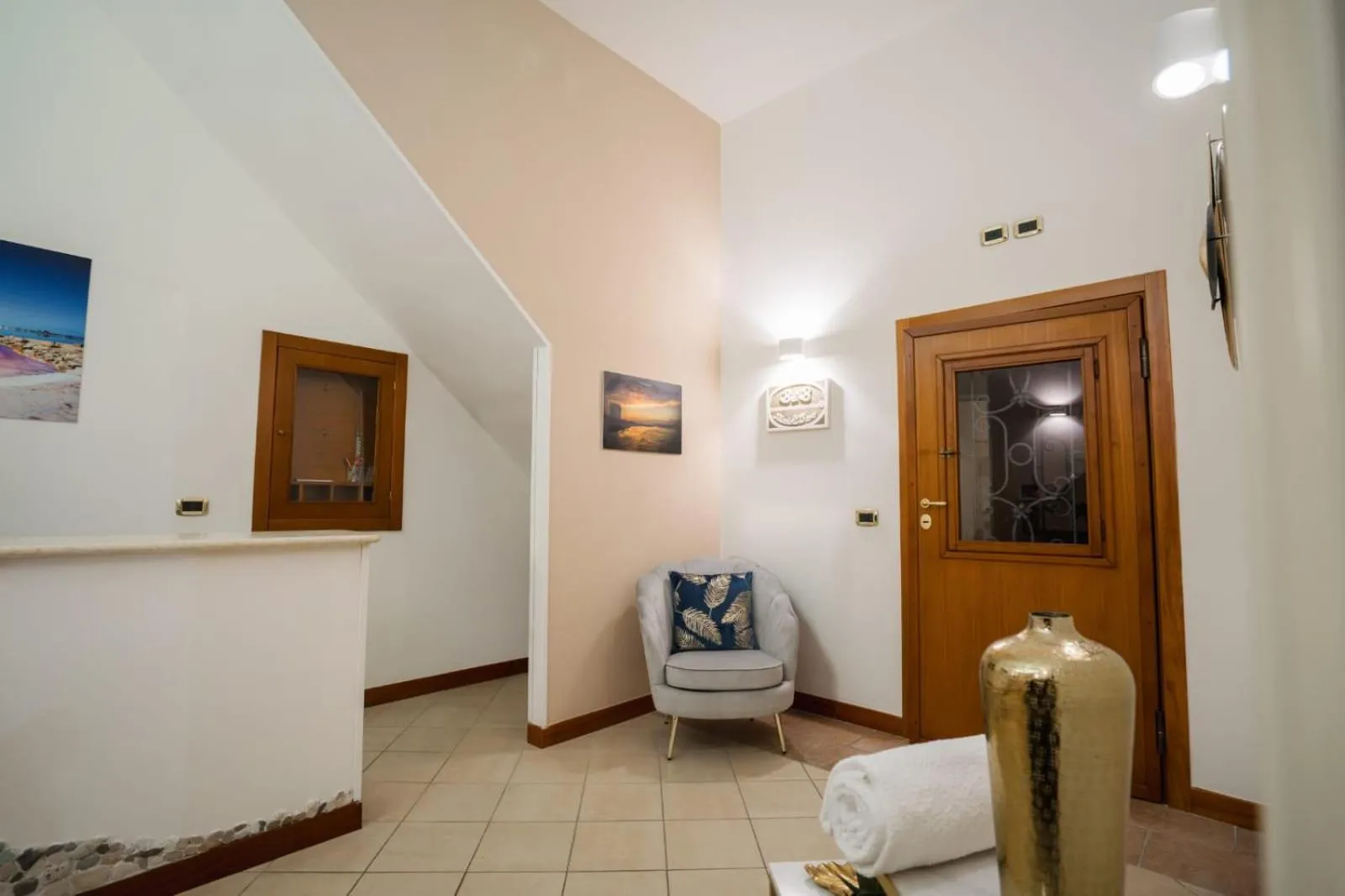 Lobby or reception in B&B Riccioli D'oro