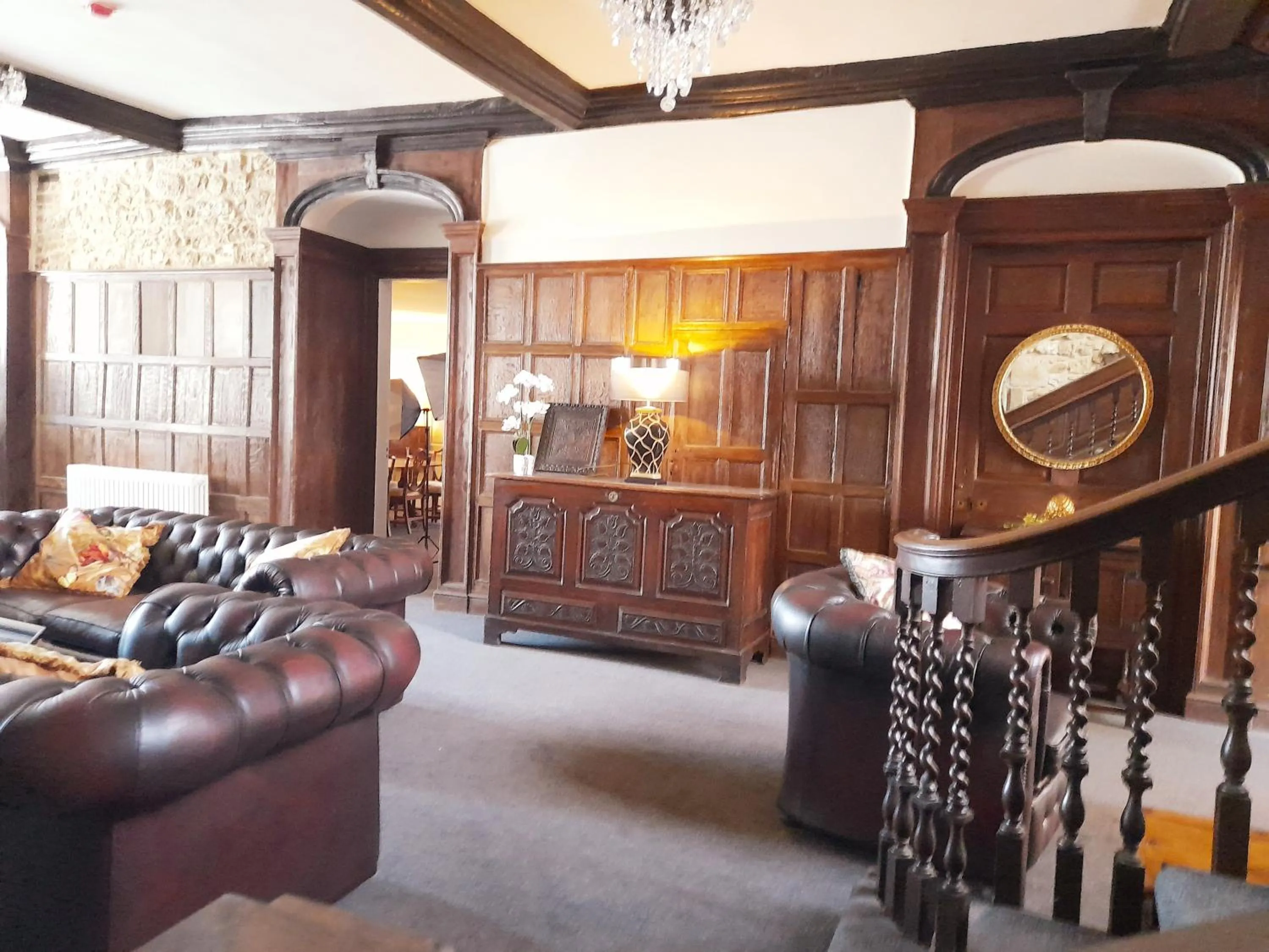 Living room in Stone Court House