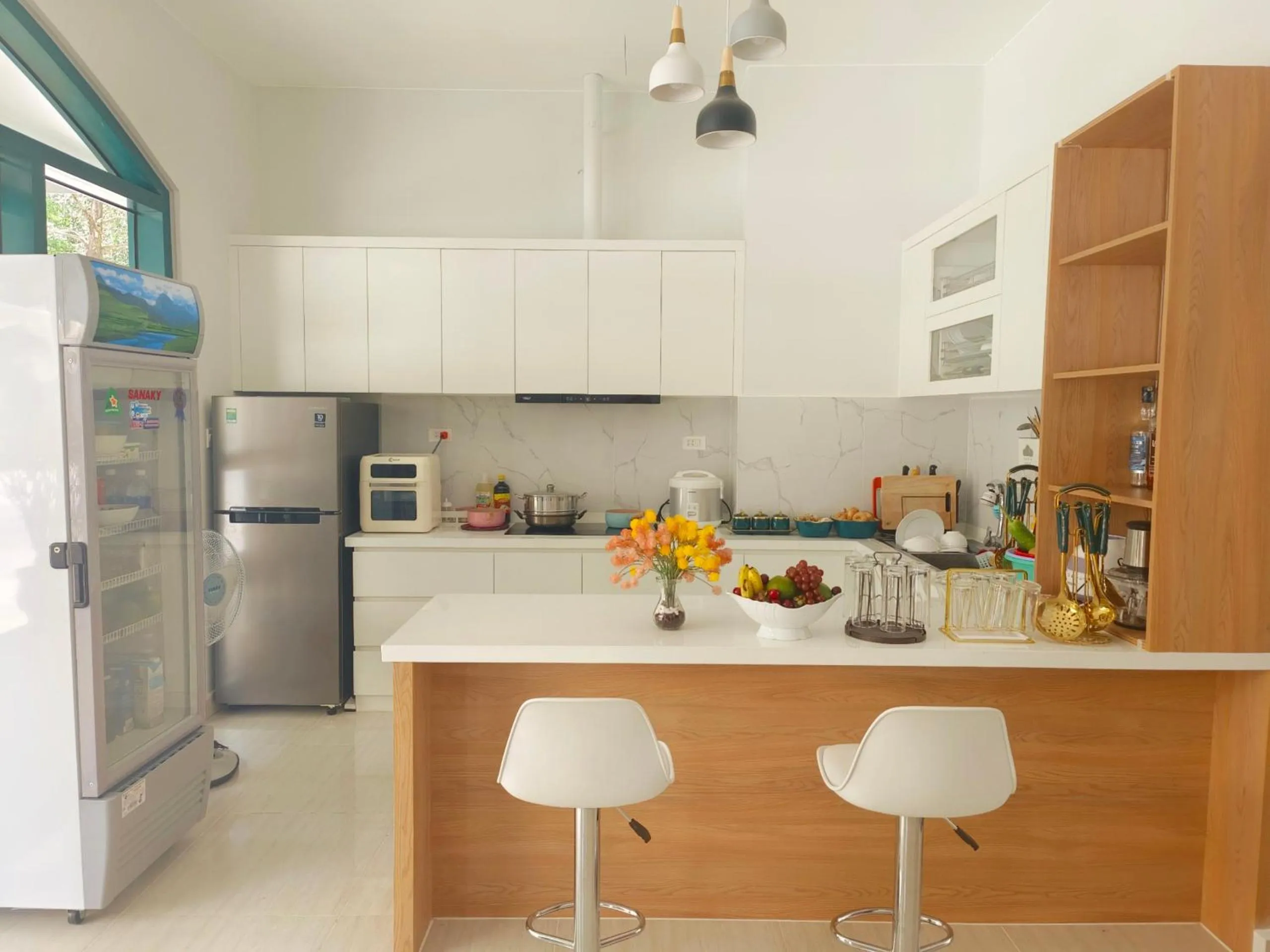 Kitchen or kitchenette in Minh Anh Hotel