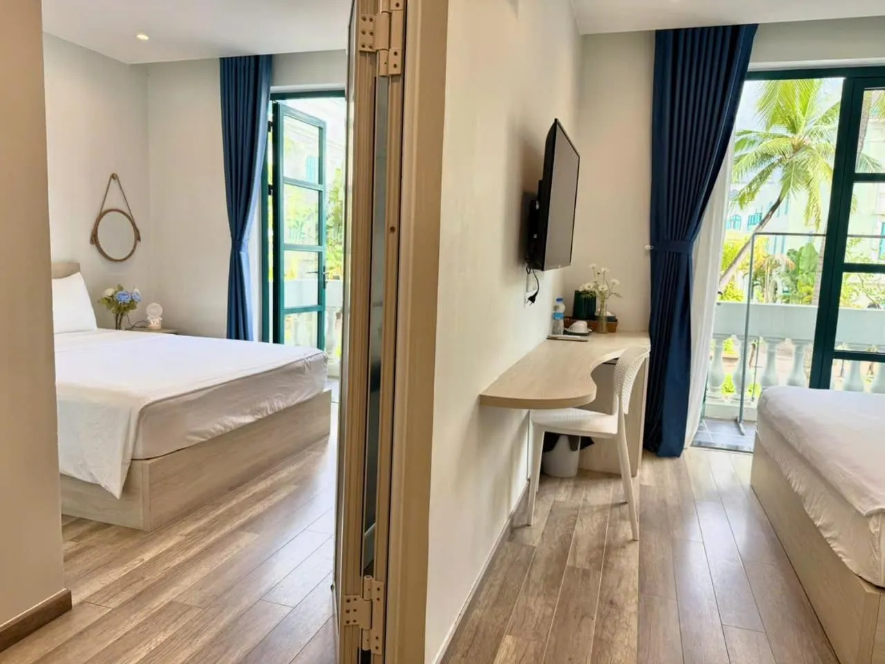 Bed in Minh Anh Hotel