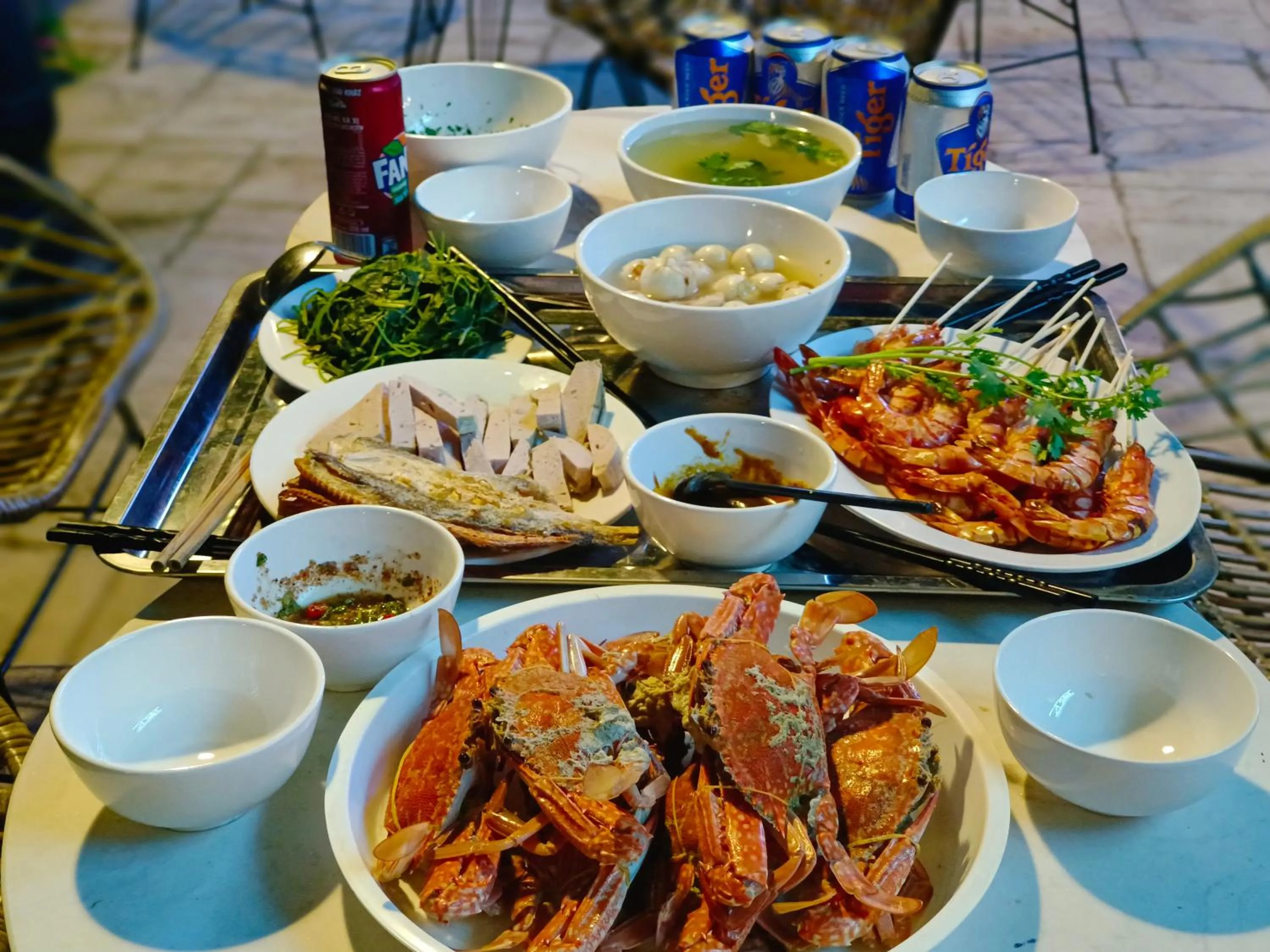 Dinner in Minh Anh Hotel