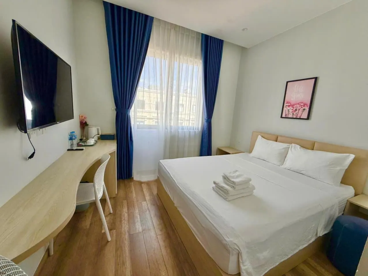 Bed in Minh Anh Hotel