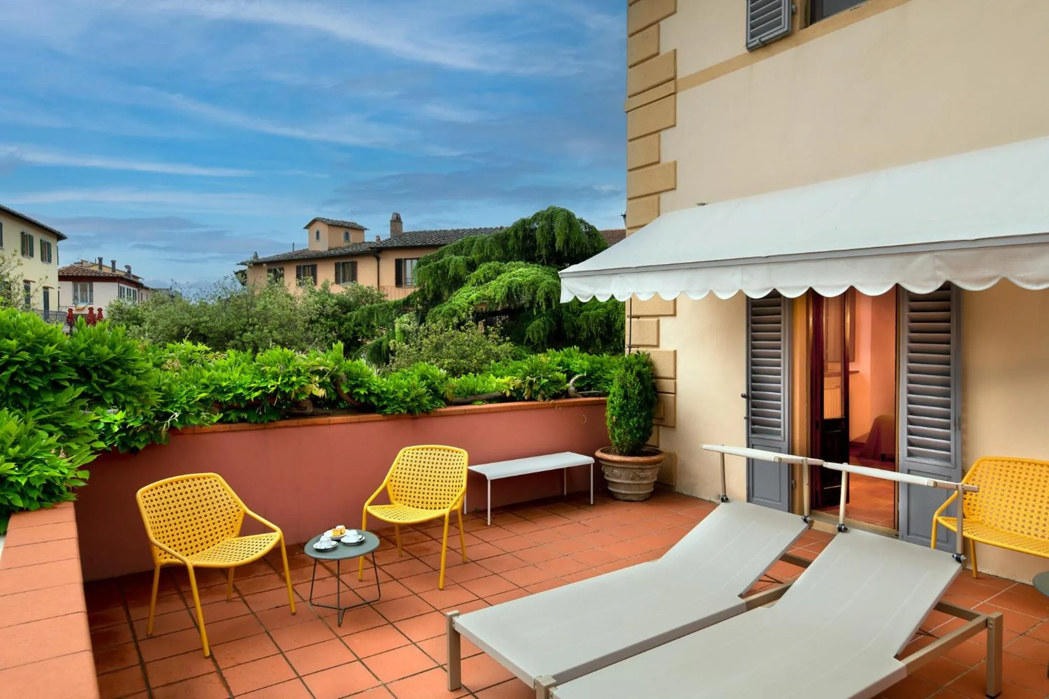 Balcony/Terrace in La Pensione di Vignamaggio
