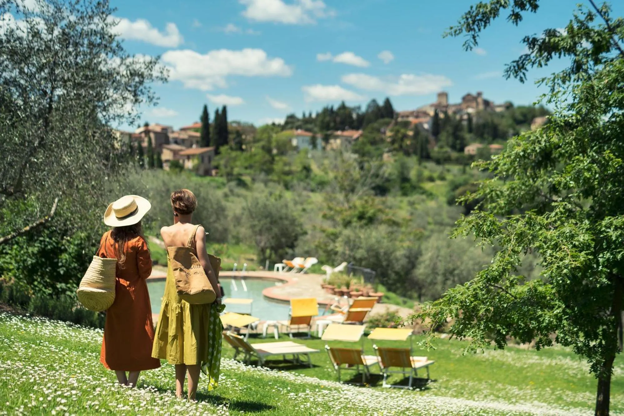 Garden in La Pensione di Vignamaggio