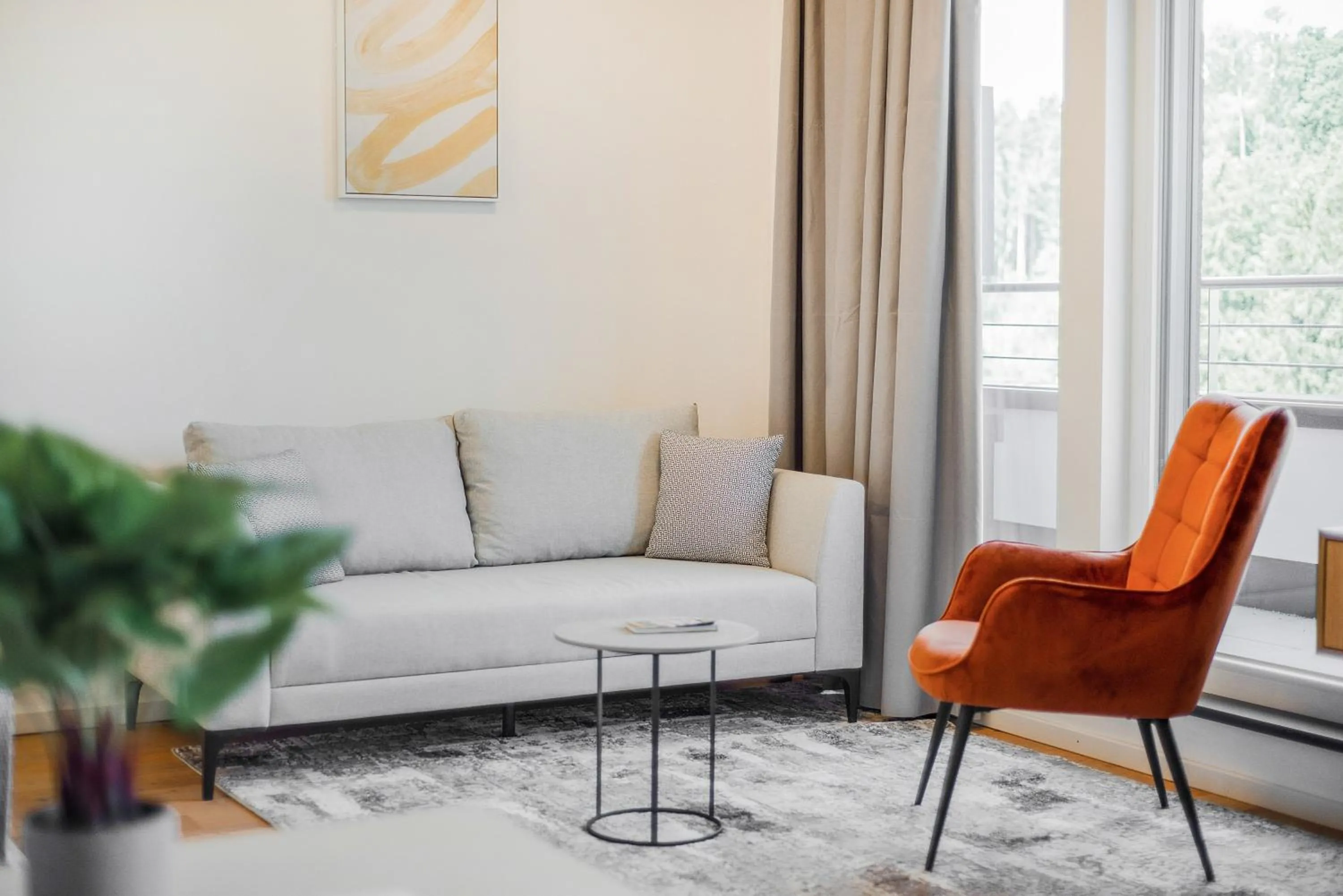 Living room in BRIGHT: Rosenheim Aicherpark