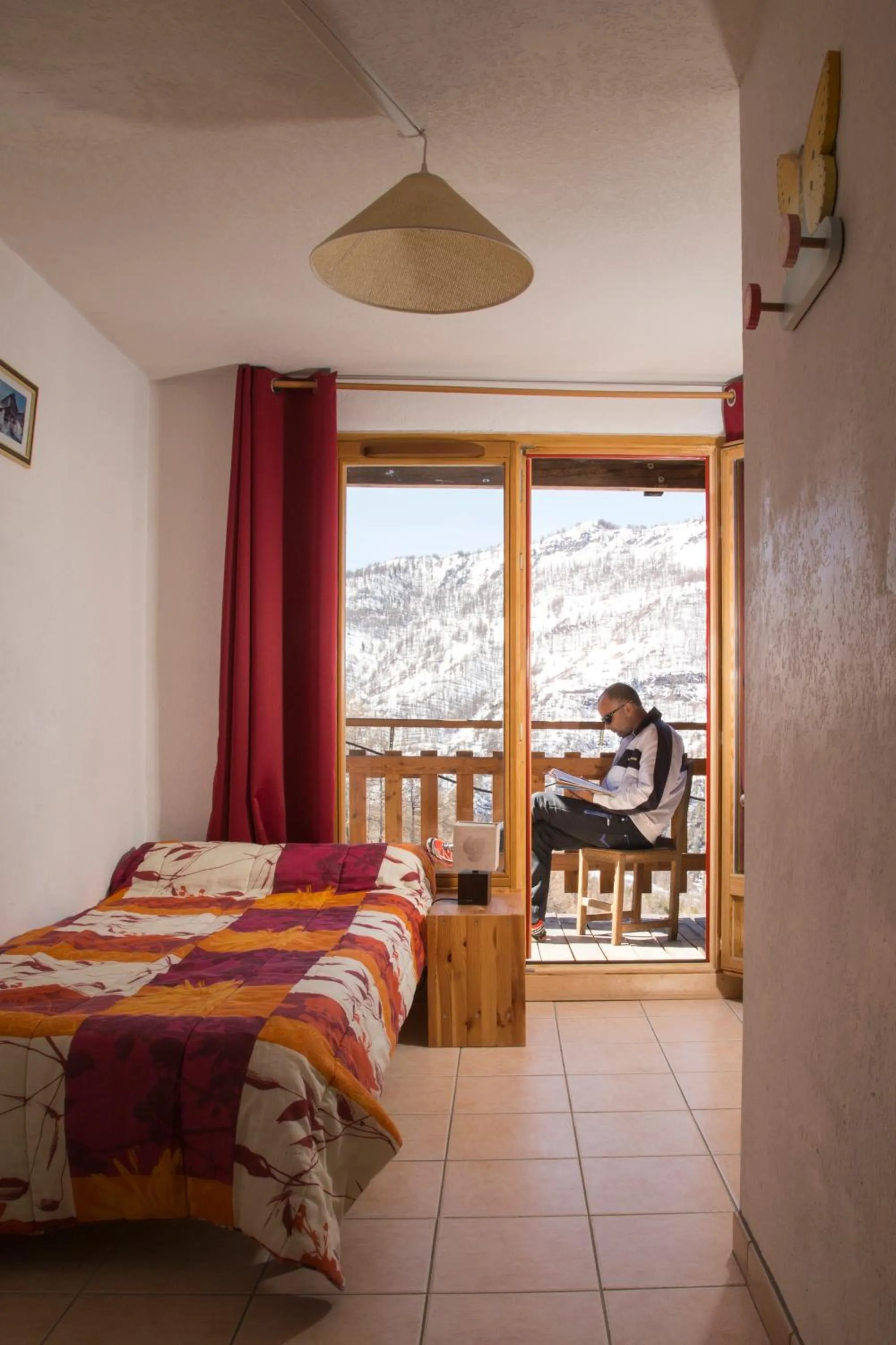 Bed in Gîte Chalet La Vie Sauvage